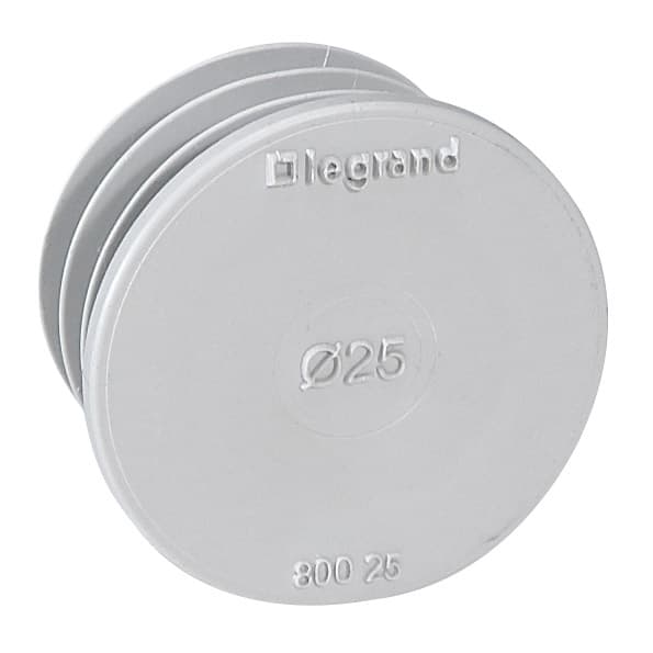 Legrand Заглушка для энергосберегающей встариваемой коробки Batibox 25 мм 080025 — миниатюра 1