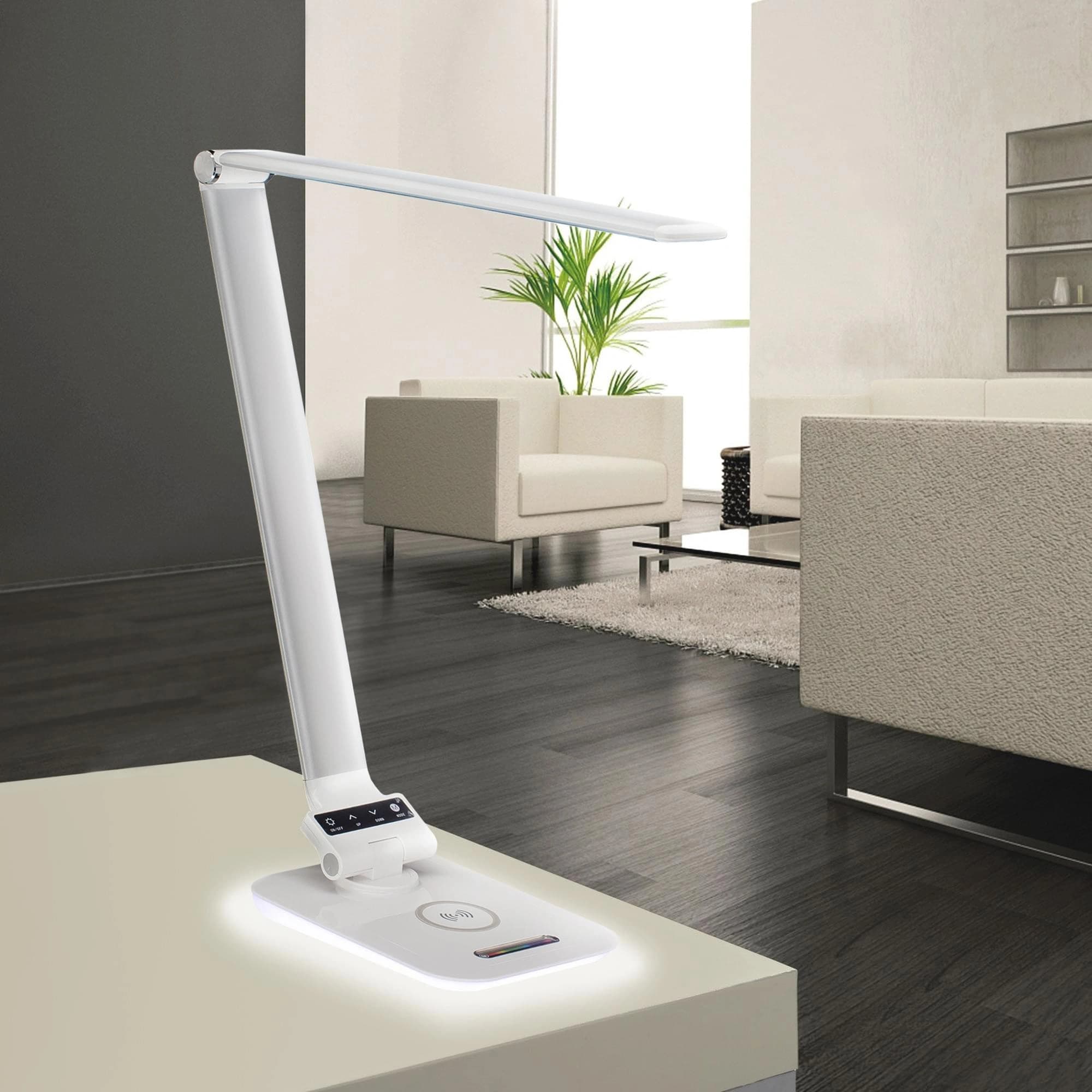 Citilux CL803011 Ньютон Бел-Серебр, RGB+USB+Qi — миниатюра 5