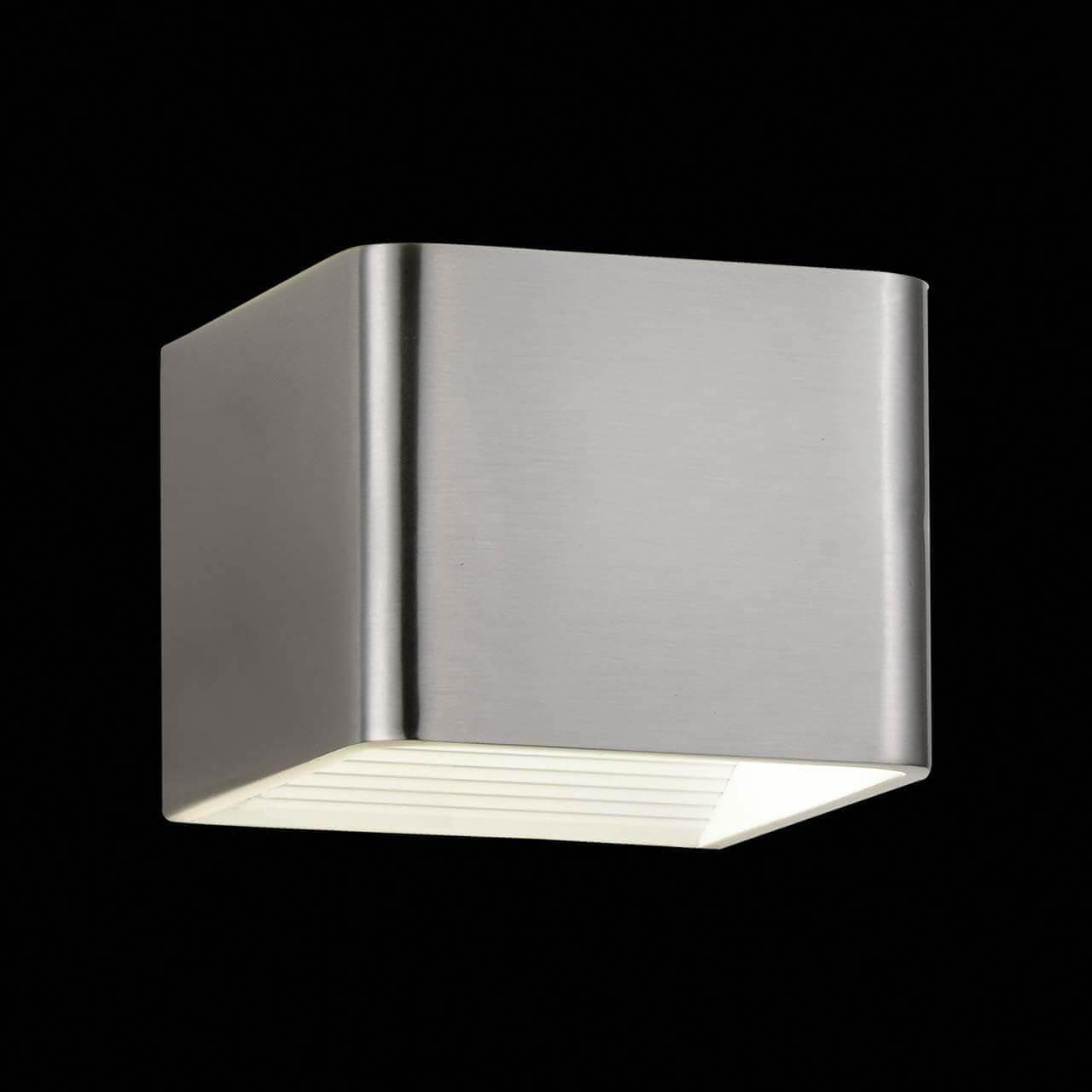 ST LUCE SL592.071.01 Светильник настенный Матовый Никель,Белый/Матовый Никель,Белый LED 1*6W — миниатюра 2