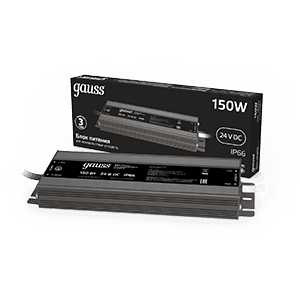 Gauss Блок питания 150W 24V IP66 1/40 202022150