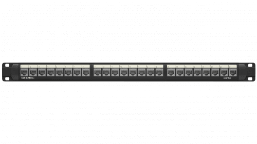 DKC Патч-панель 19",1U,CAT5E, 24 модуля RJ45, экранированная