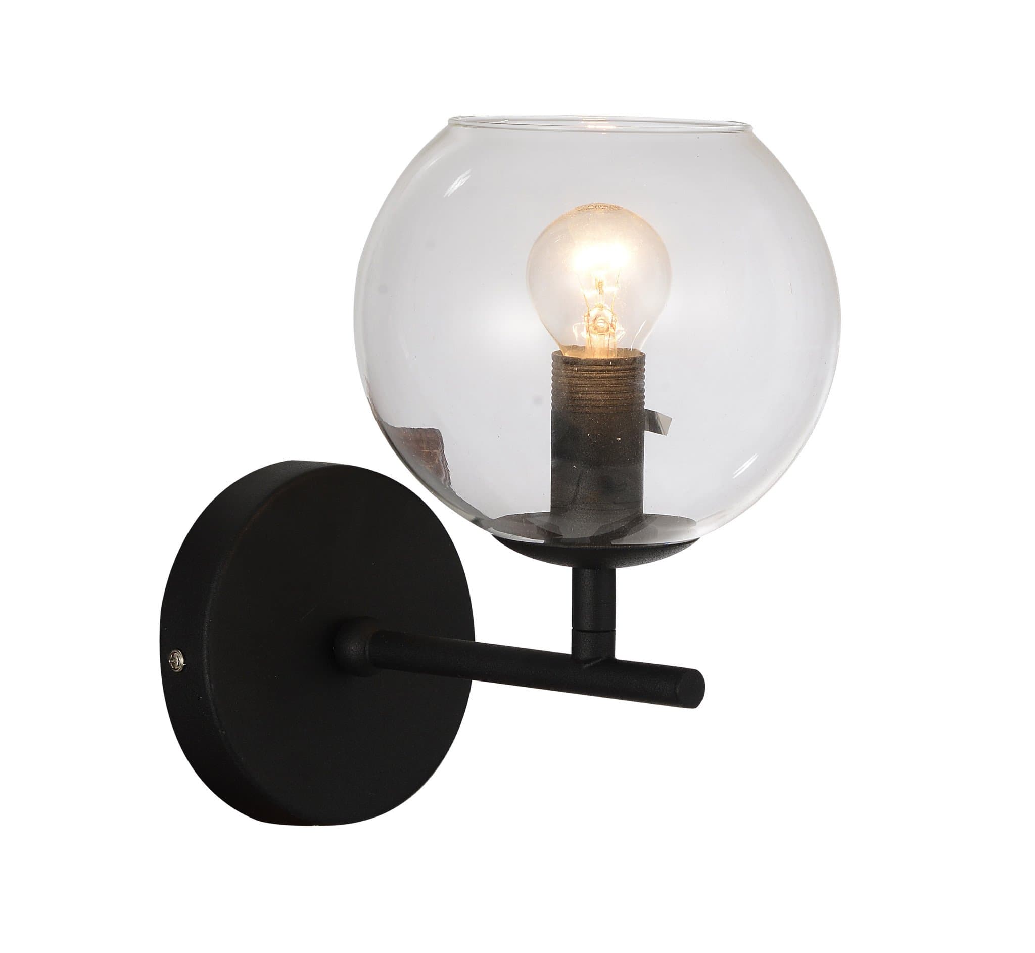 Favourite Schoppen Черный Светильник настенный 1*E14*40W 1491-1W