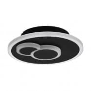 Eglo 30659 Светильник потолочный CADEGAL, LED 9W, 1192lm, H50, Ø200, сталь/пластик, черный/белый