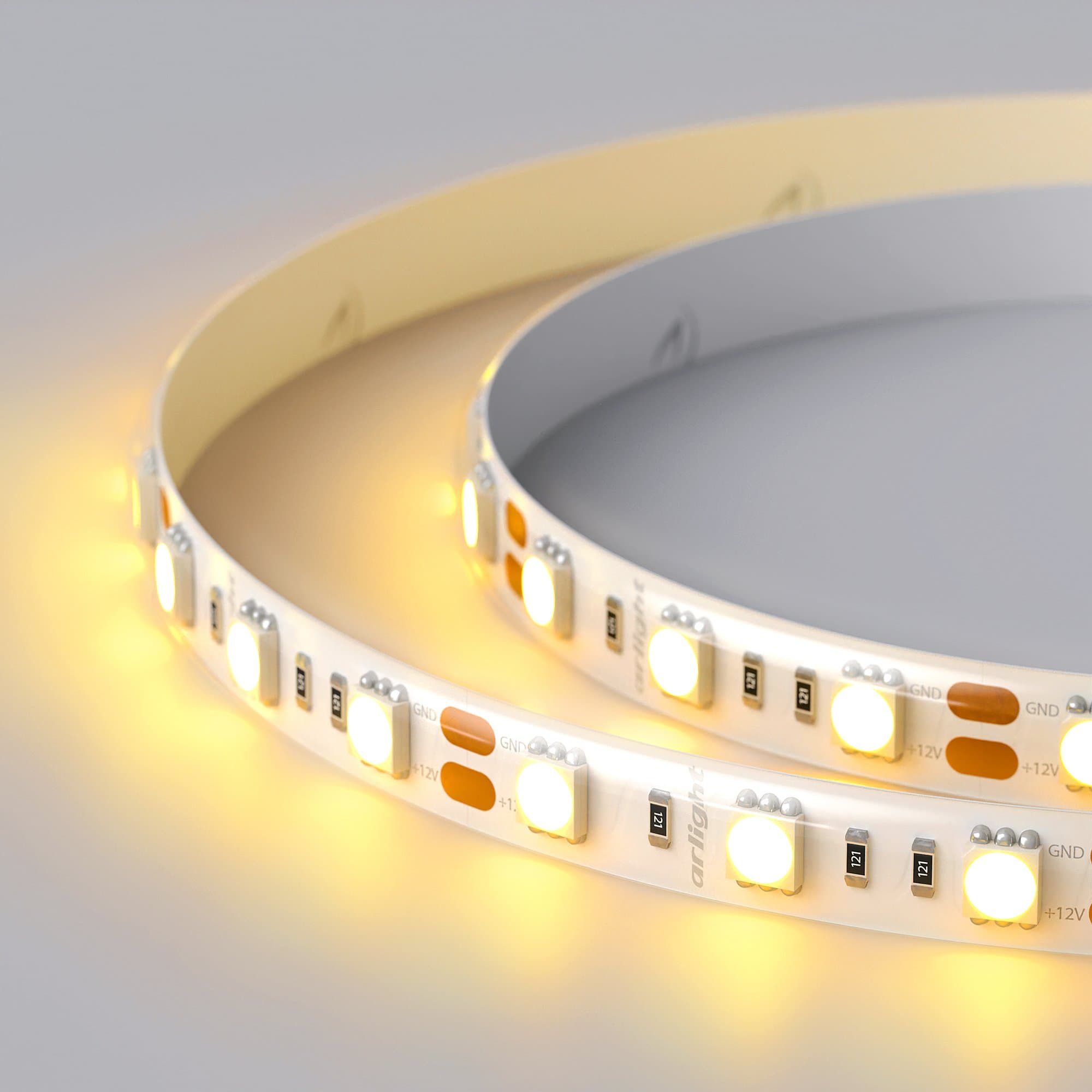 Arlight Светодиодная лента RTW 2-5000SE 12V Yellow 2x (5060, 300 LED, LUX) (14.4 Вт/м, IP65) 015444 — миниатюра 4