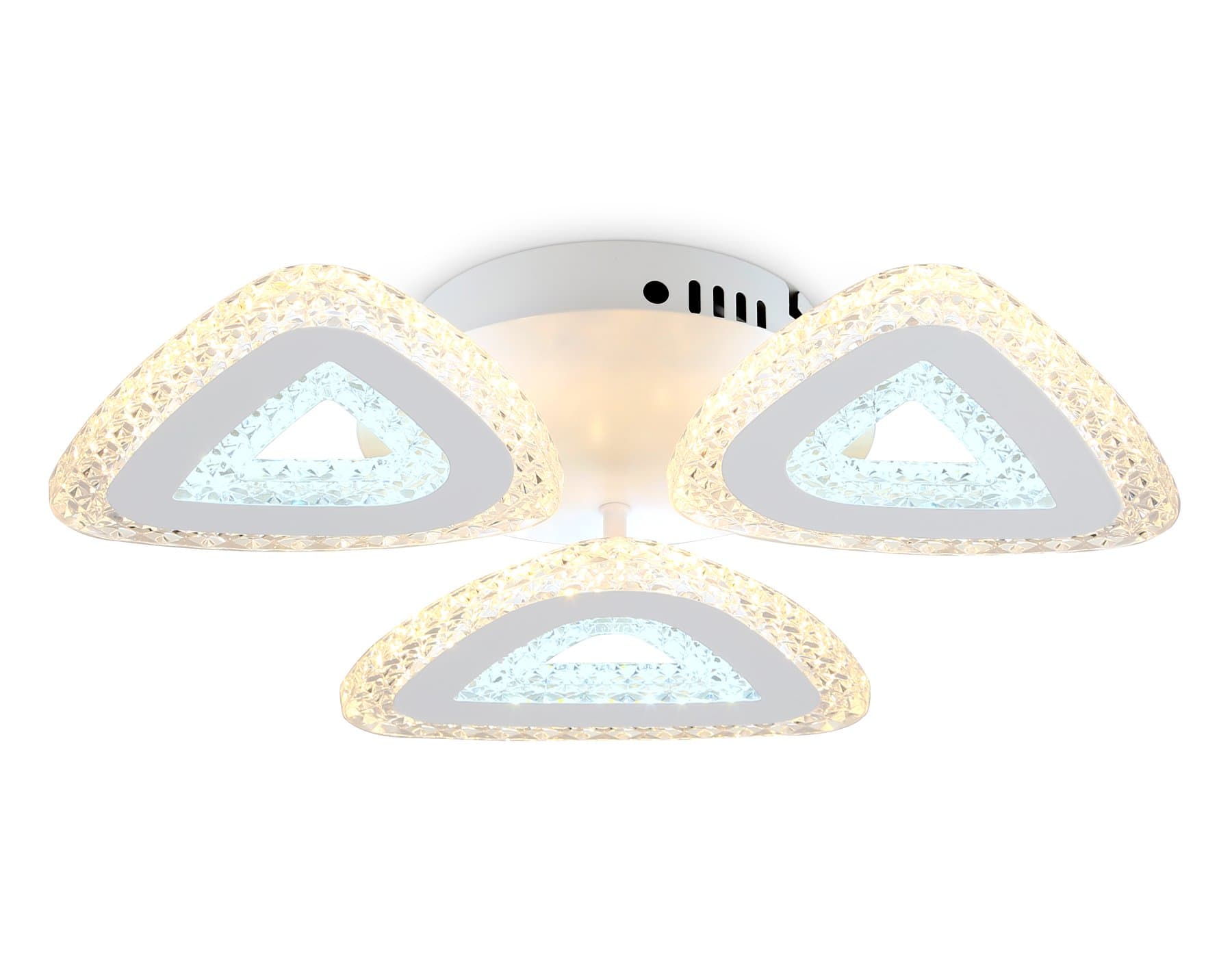 Ambrella Светильник потолочный светодиодный с пультом FA4018/3 WH белый 62W 3000K+6400K/4200K/6400K+3000K D420*85 (ПДУ ИК)