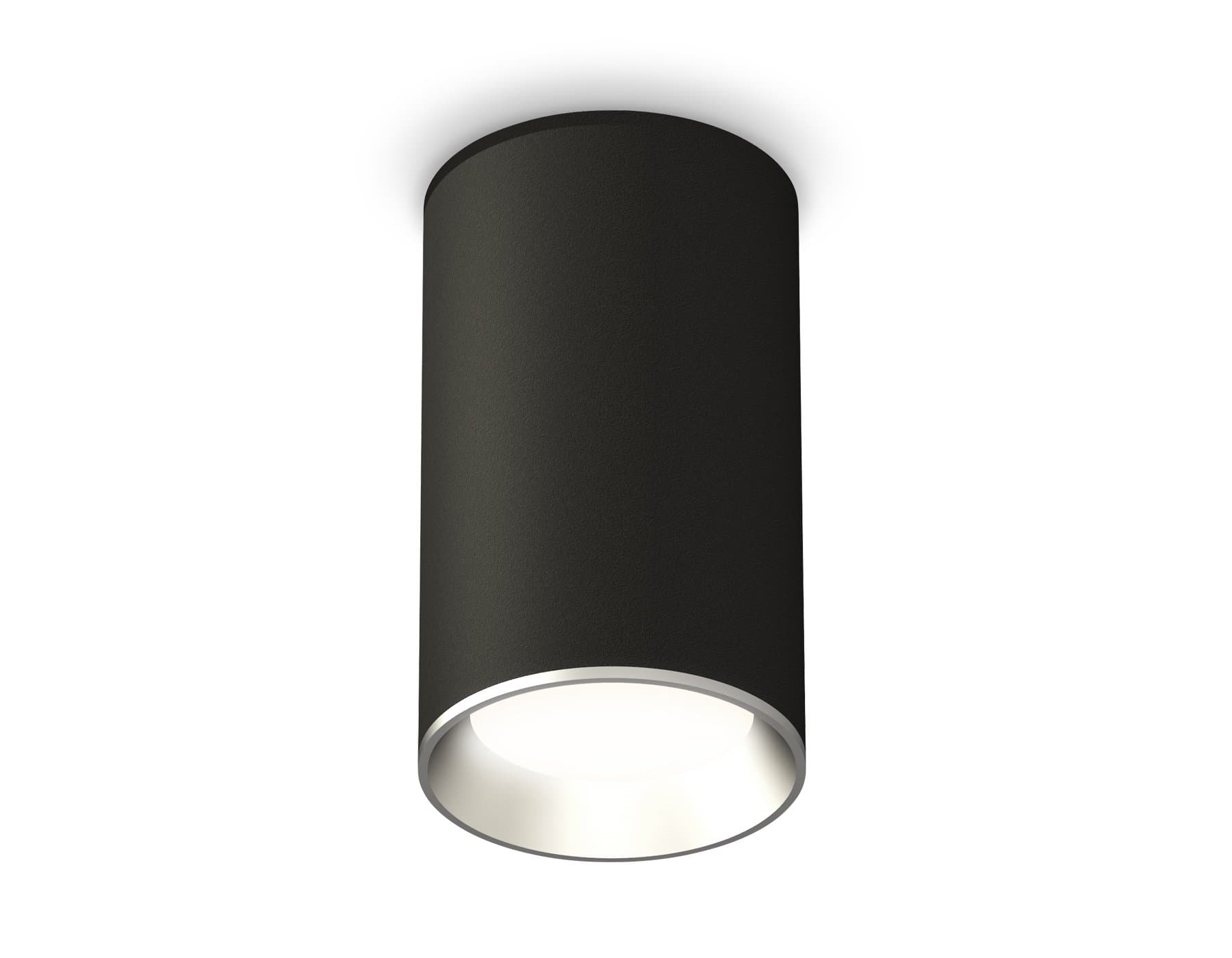 Ambrella Комплект накладного светильника XS6323003 SBK/PSL черный песок/серебро полированное MR16 GU5.3 (C6323, N6104) — миниатюра 1