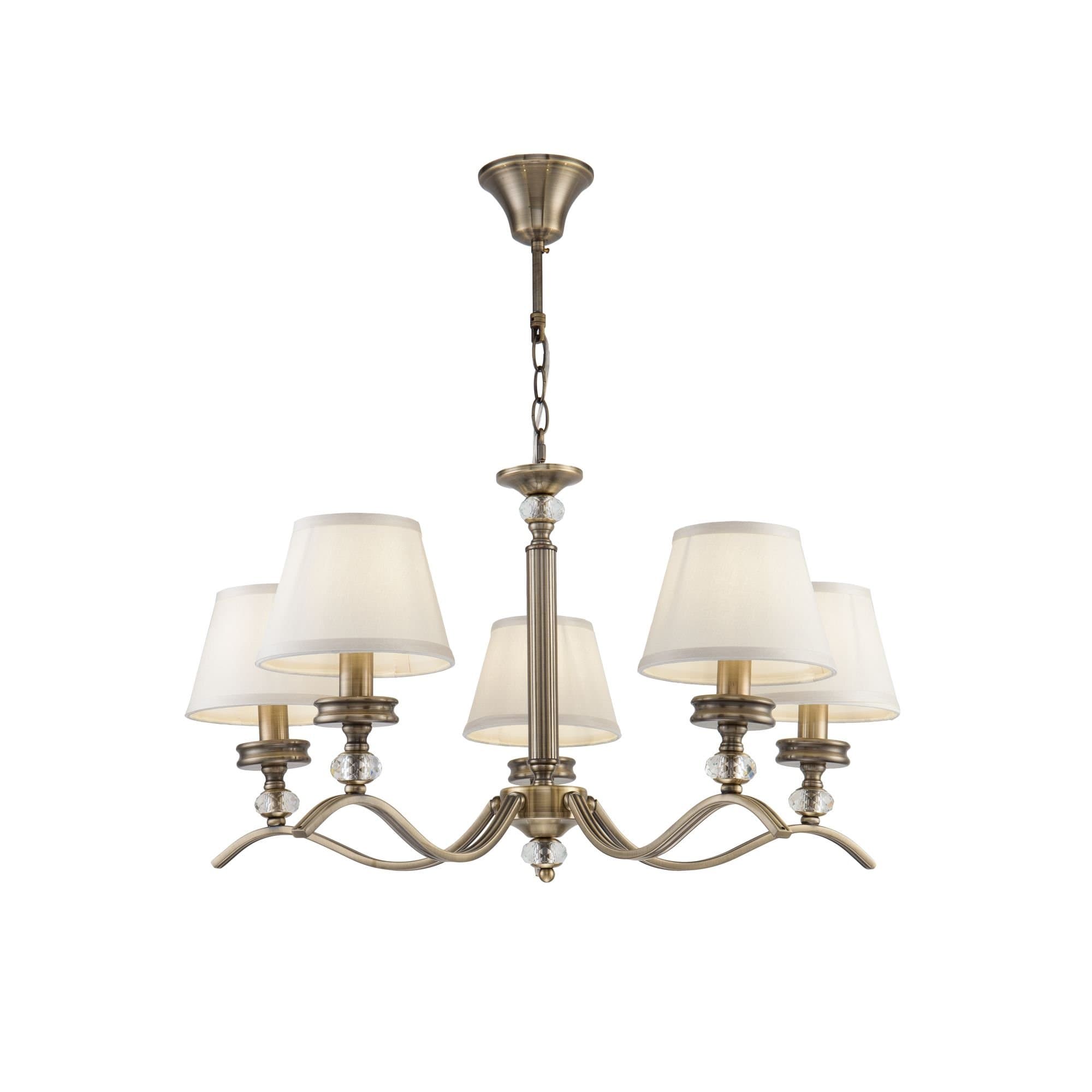 Freya Classic Alessandra Бронза Антик Люстра E14 40W FR2016PL-05BZ — миниатюра 2
