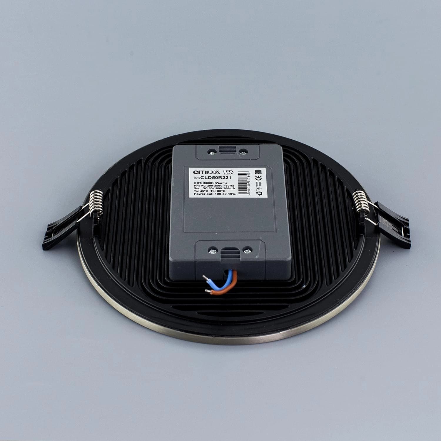 Citilux CLD50R221 Омега Хром Мат Светильник Встр 22W*3000K — миниатюра 3