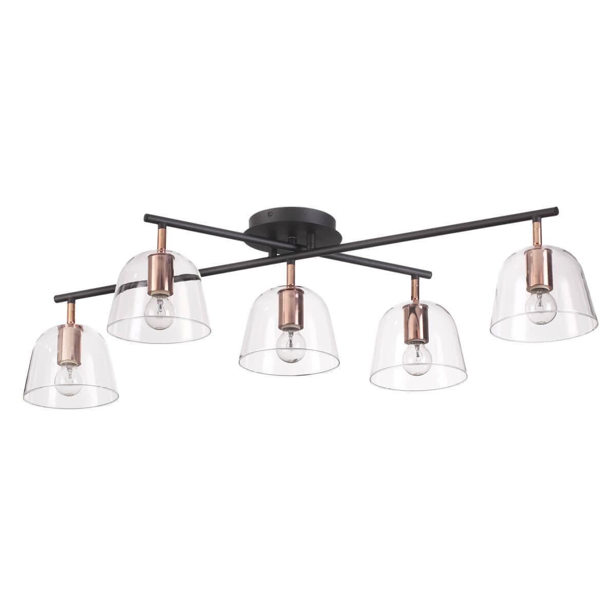 Lumion 4455/5C LN20 060 черный, медный Люстра потолочная E14 5*60W 220V DEMI — миниатюра 2