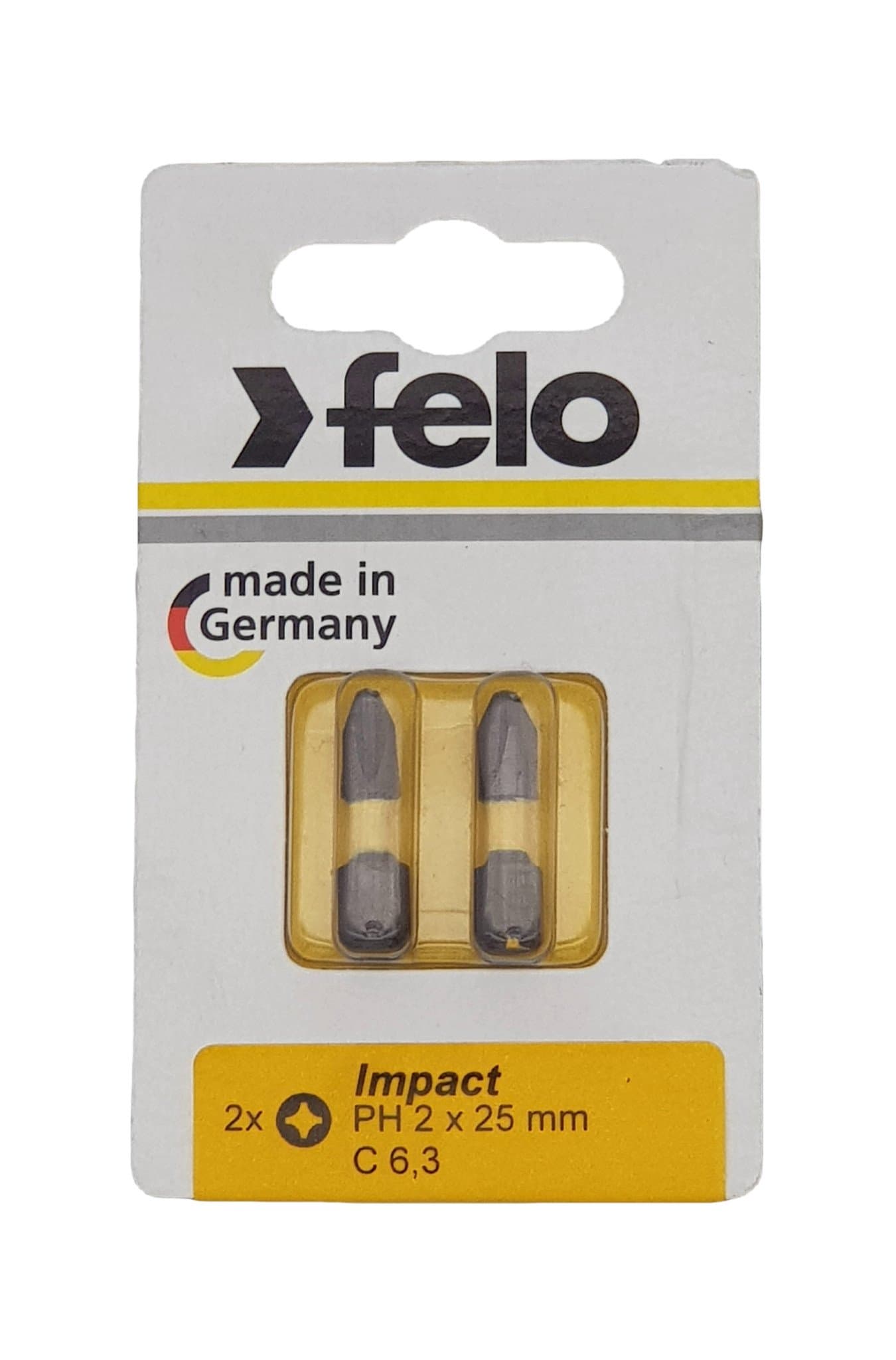 Felo Бита ударная серия Impact PH 2х25, 2 шт в блистере 02202241