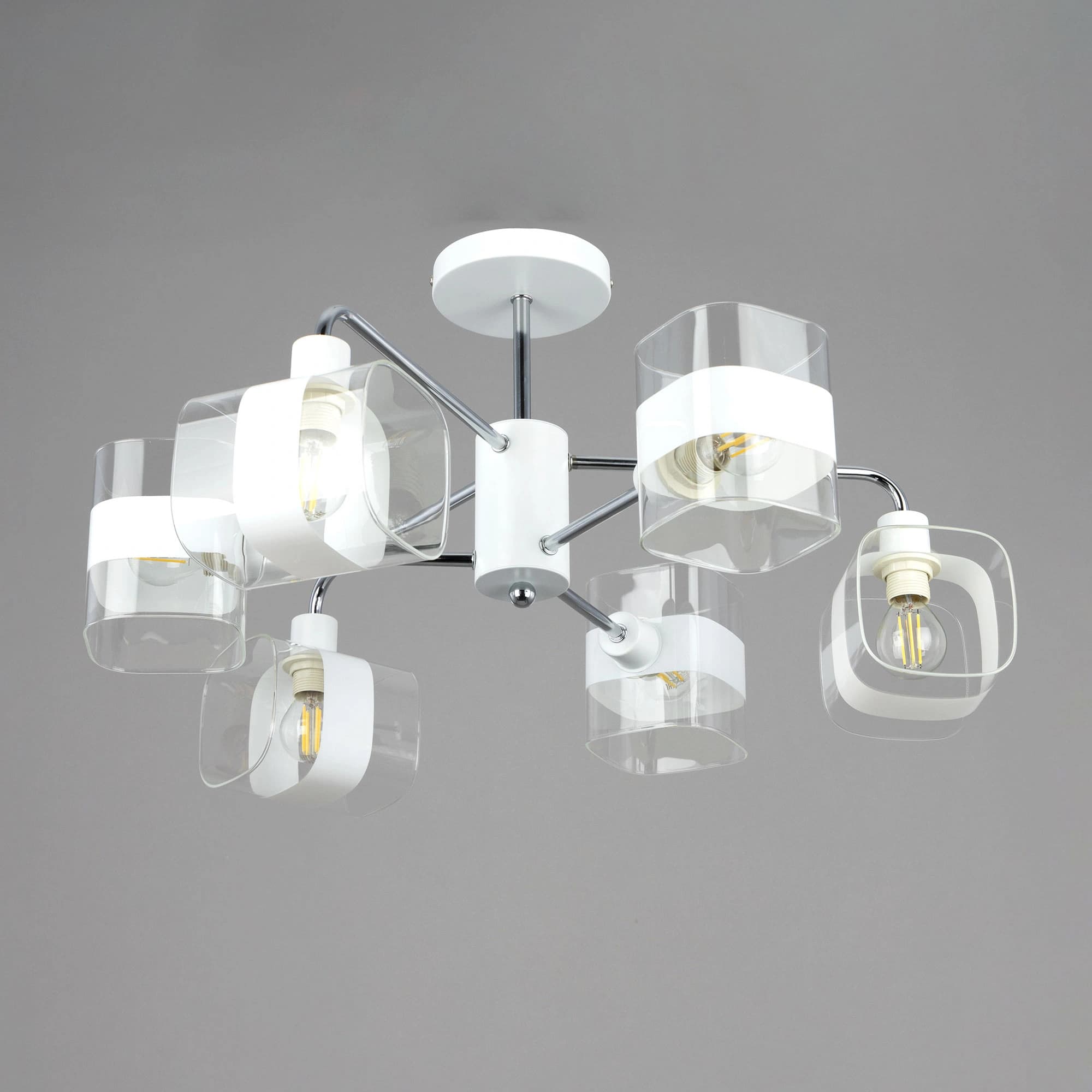 Citilux CL140160 Бертон Белый+Хром Люстра — миниатюра 3