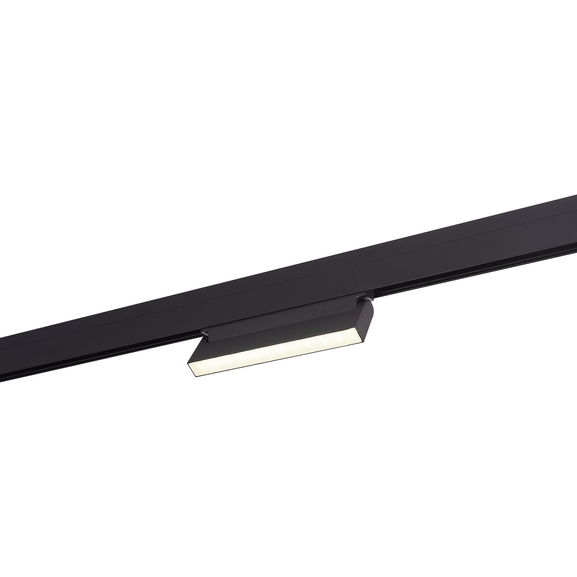 ST Luce ST363.436.12 Магнитный трековый светильник Черный LED 1*12W 3000K 720Lm Ra>80 120 IP20 L219xW22xH108 48V