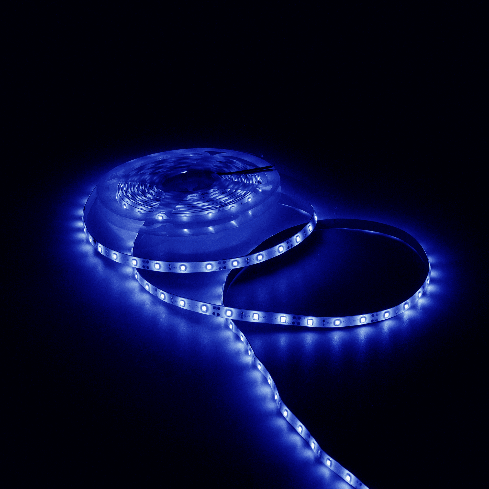Gauss Лента LED Elementary 2835 -SMD 4.8W 12V DC синий IP66 (ZIP Bag 5м) 356000505 — миниатюра 7