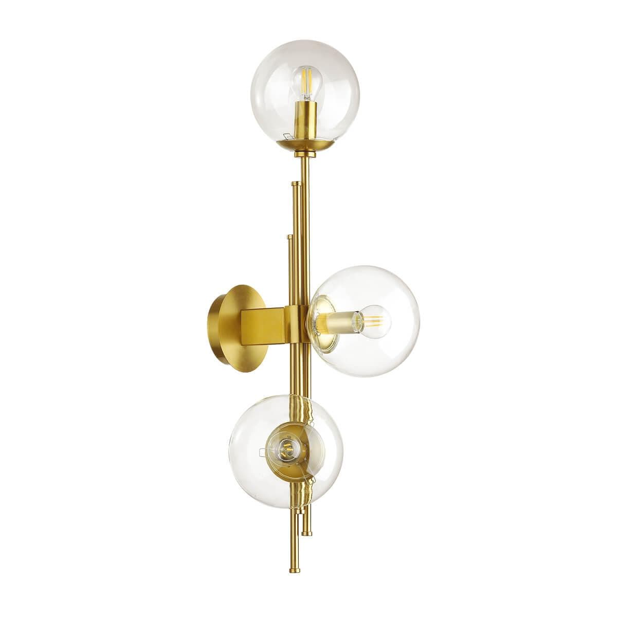Odeon Light 4799/3W PENDANT ODL21 293 бронзовый/прозрачный Бра с выкл. E14 3*60W BRAZERI — миниатюра 2