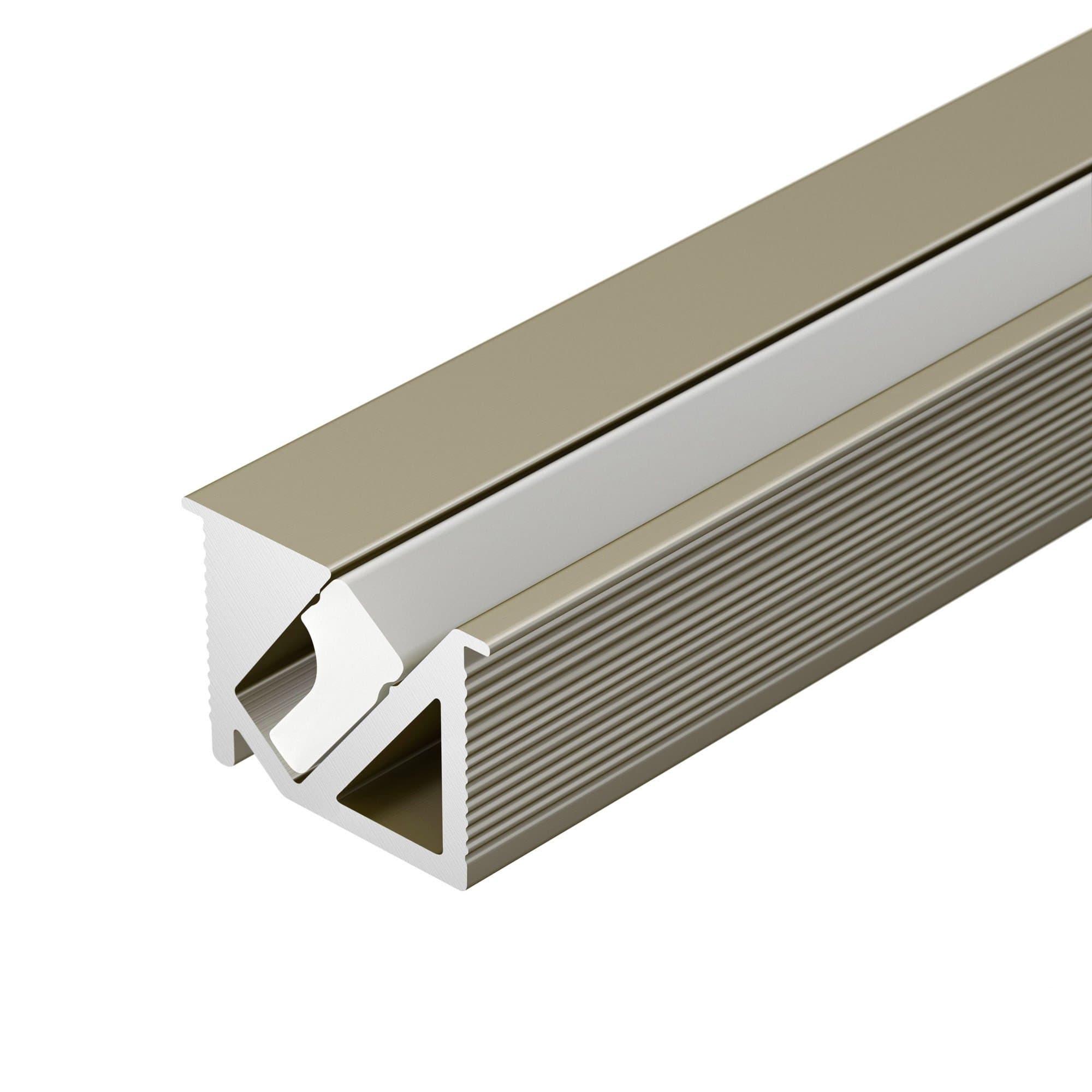 Arlight Профиль SL-BEVEL-H10-F14-2000 ANOD СHAMPAGNE (Алюминий) 038200 — миниатюра 1