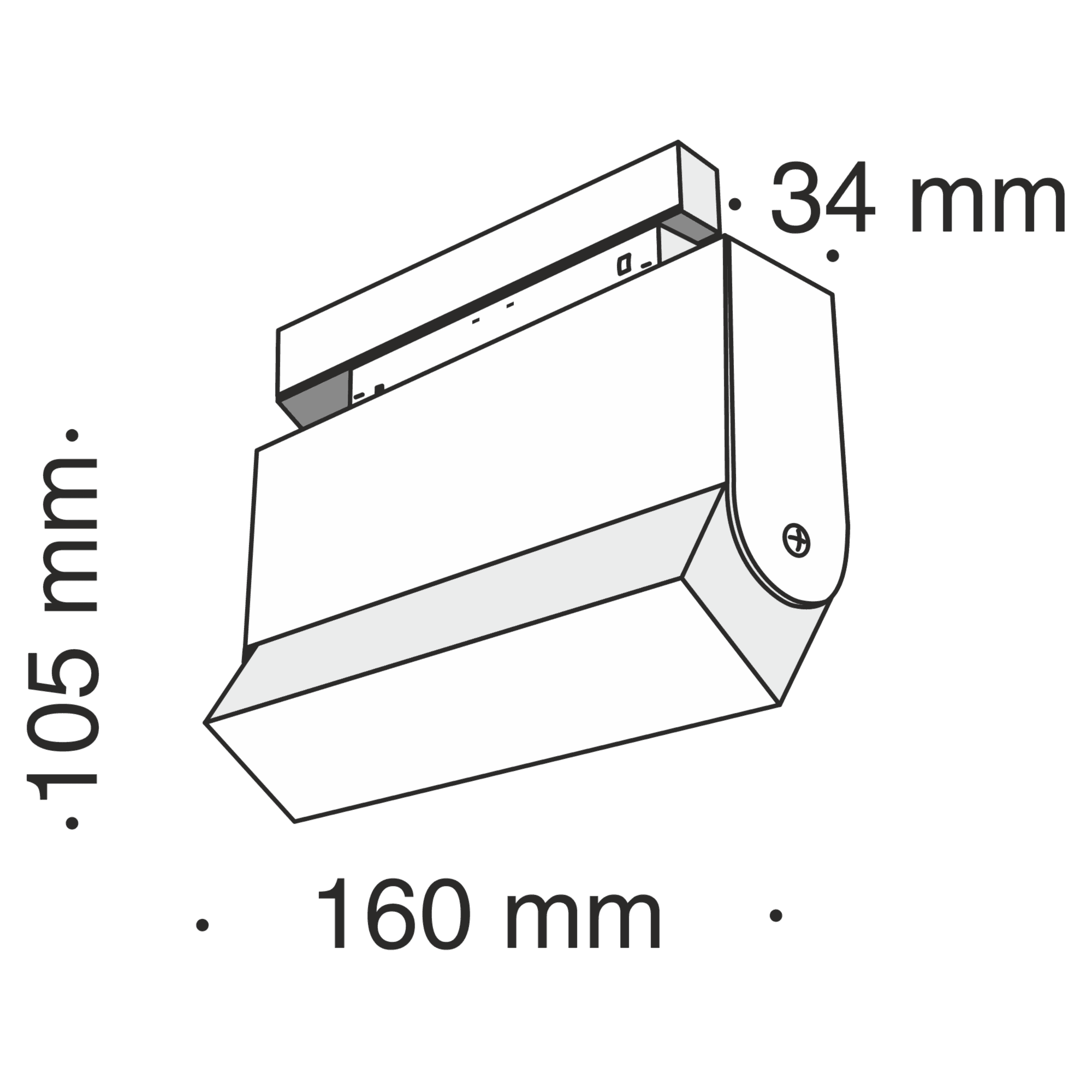 Maytoni Трековый светодиодный светильник  Track lamps TR013-2-10W3K-B — миниатюра 4