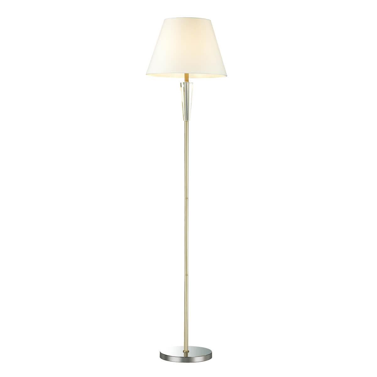 Lumion 3733/1F LN19 244 хром, матовое золото Торшер E27 60W 220V LORAINE — миниатюра 1