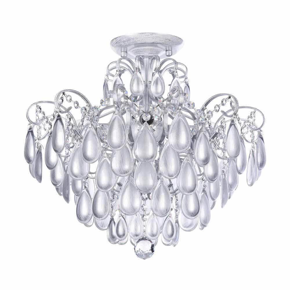 Freya Classic Chabrol Серебро Люстра E14 40W FR2302CL-04S