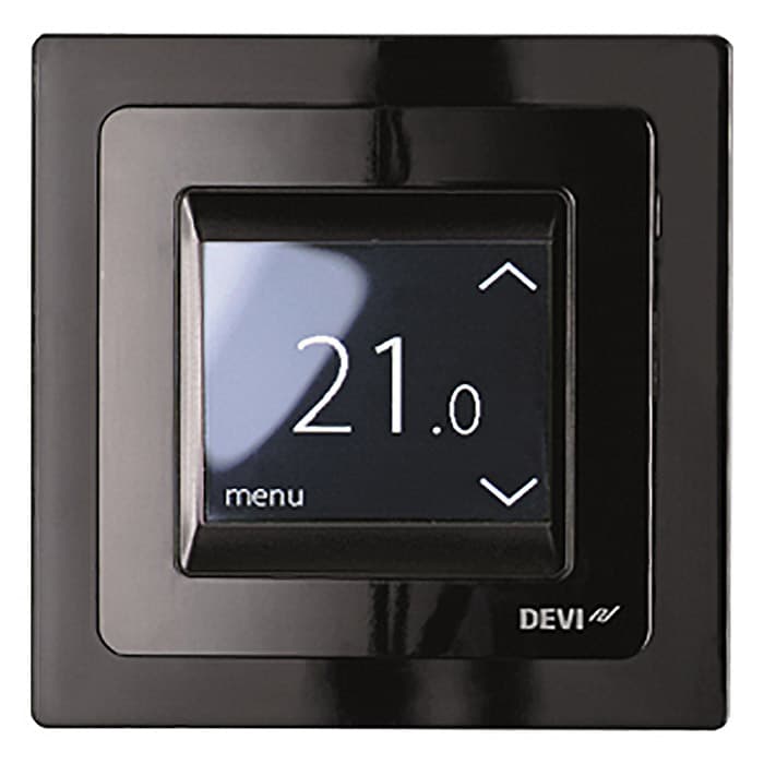 Devi Терморегулятор DEVIreg Touch с комб. датчиков, черный 140F1069