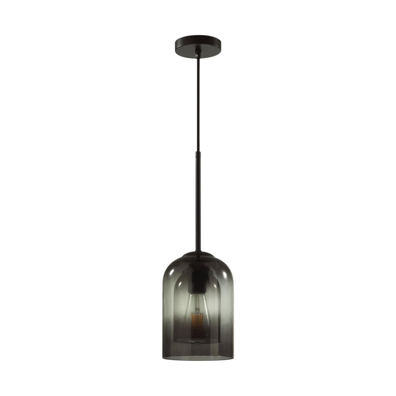 Lumion 5281/1 SUSPENTIONI LN23 черный, серый L провода 1500мм Подвес E27 1*60W 220V BORIS