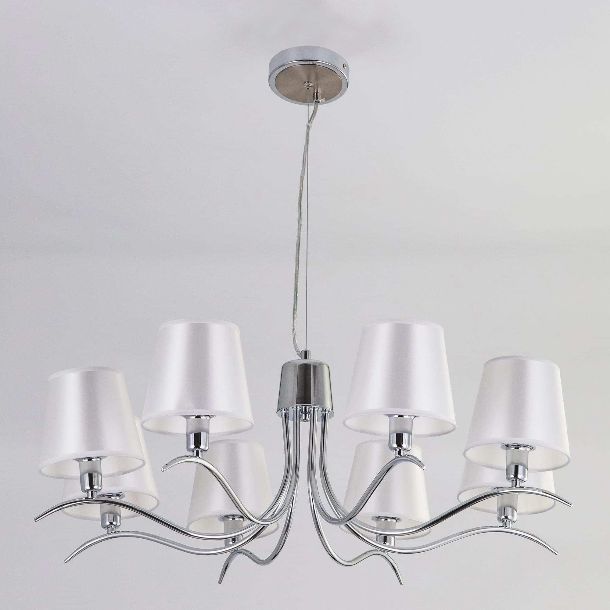 Citilux CL439181 Эмма Хром+Белый Светильник Люстра — миниатюра 5