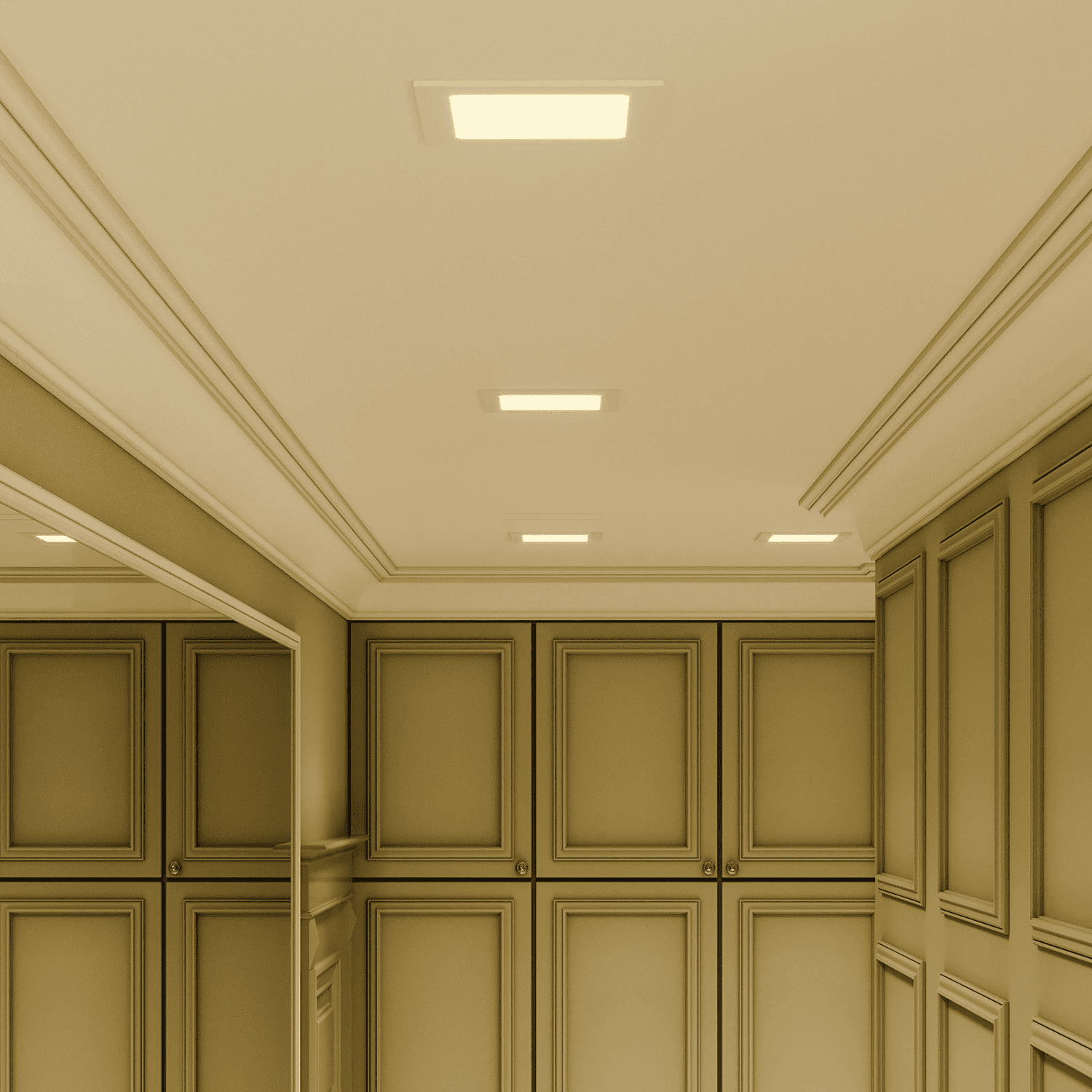 Gauss Светильник Slim квадрат 12W 800lm 3000K 180-265V IP20 монтаж Ø155*155 170*170*22 LED 940111112 — миниатюра 7