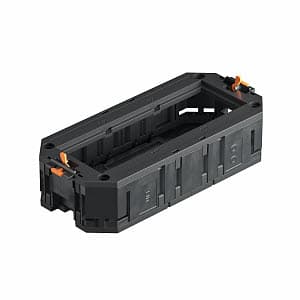 OBO Bettermann Монтажная коробка UT3 для установки 3xModul45 в лючок, с накладкой (полиамид, черный) 7408723 — миниатюра 2