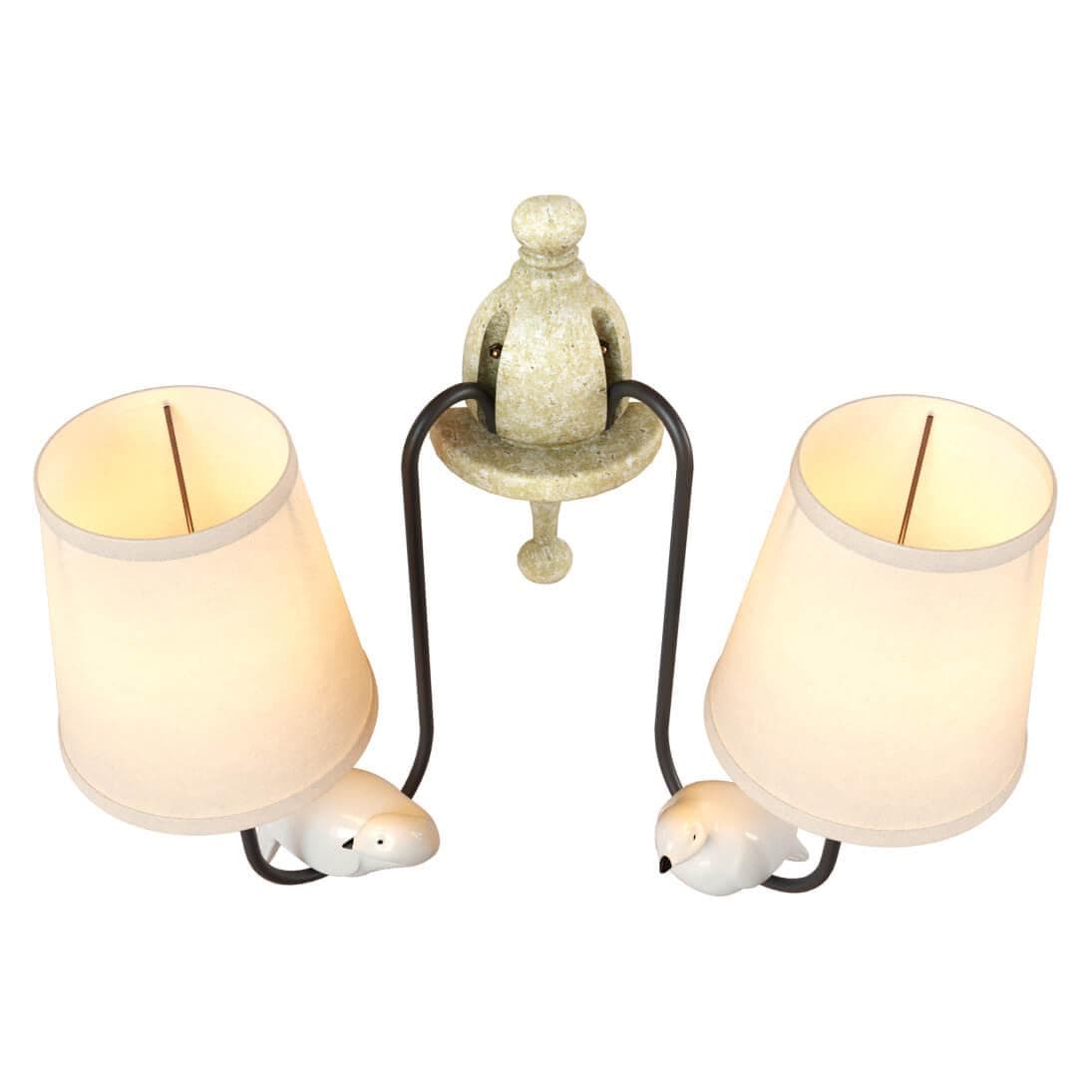LOFT IT LOFT1029W-2 Бра Birds 2xE14 max 40W LOFT1029W-2, шт — миниатюра 2