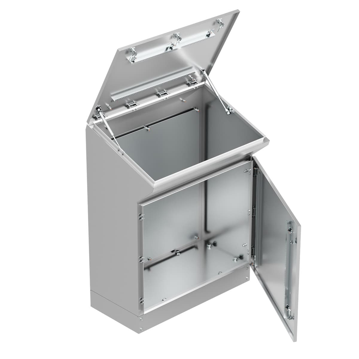EKF Пульт управления напольный "Inox" AISI304 TP8 IP55 (960х800х400) — миниатюра 3