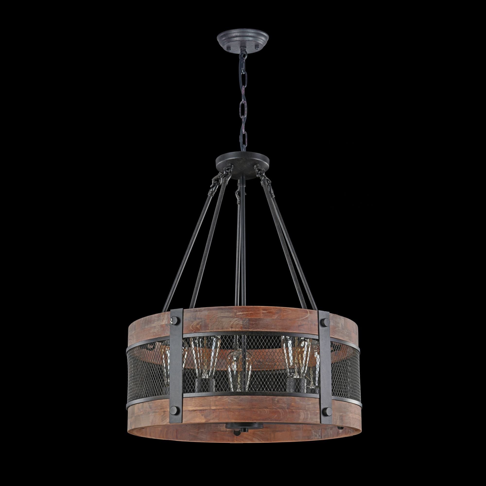 Freya Loft Vittoria Черный Подвесной светильник E27 60W FR4561-PL-05-B — миниатюра 4