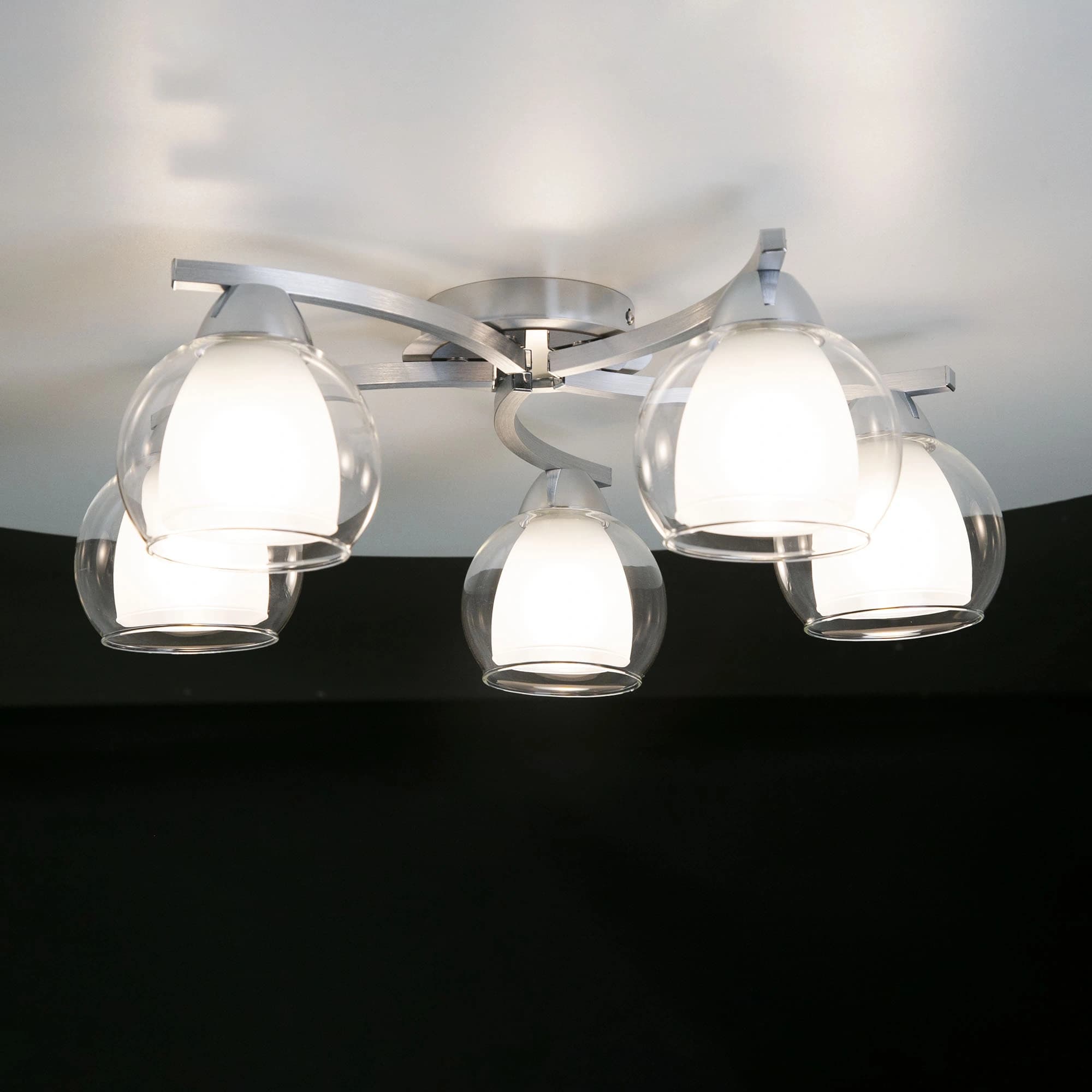 Citilux CL152157 Кристи Алюм.+Хром Люстра — миниатюра 3