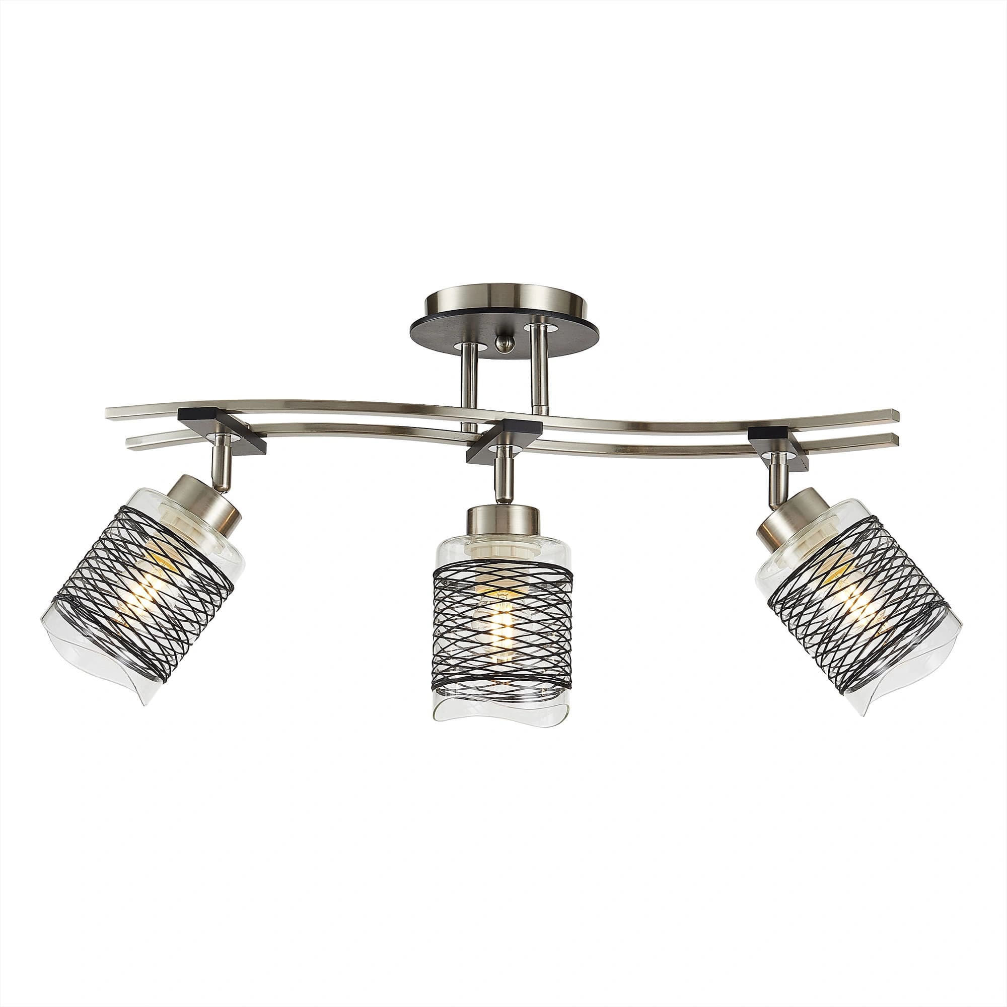 Citilux CL142132 Мерида Хром Матовый+Венге Светильник потолочный