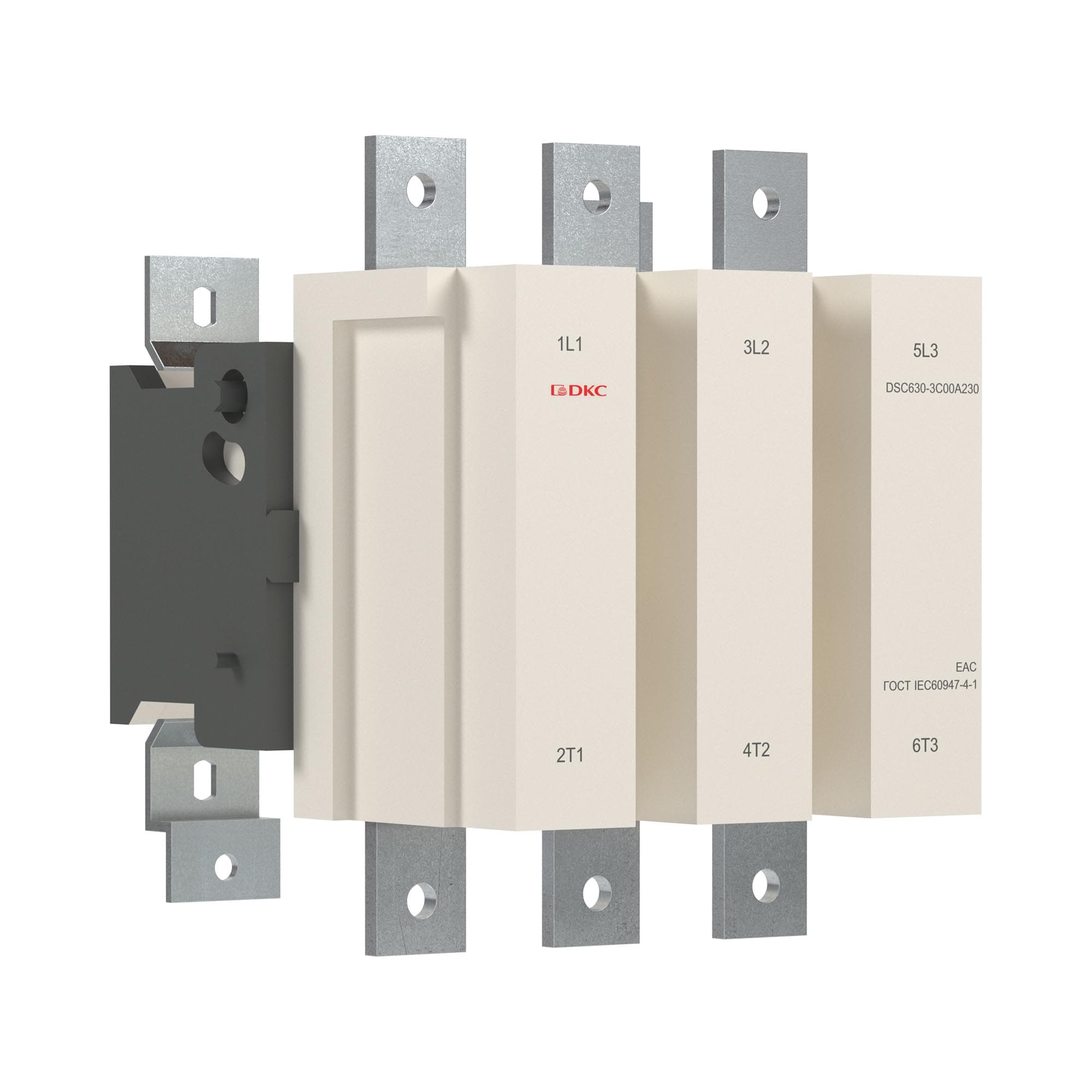 DKC Магнитный контактор DSC630-3C00A230 630А 335кВт (AC3) кат 220В AC