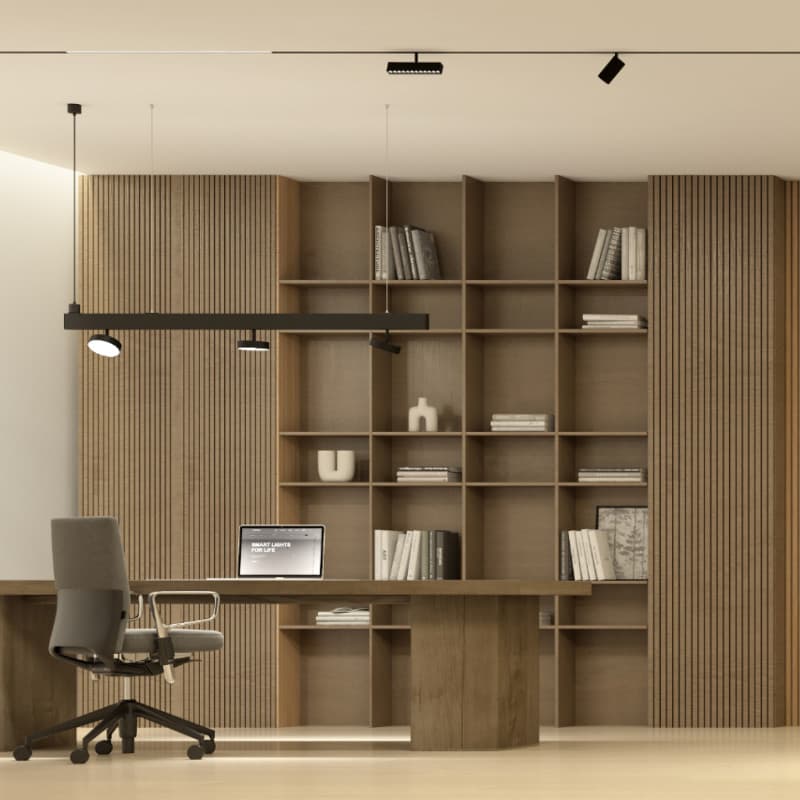 Denkirs SMART LINEAR Акцентный светильник DK8070-BK 16W DIM 3000K-6000K черный — миниатюра 8