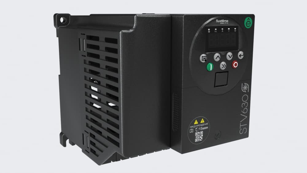 Systeme Electric Преобразователь частоты STV630 1,5 кВт 400В ЭМС С3 + LED панель оператора