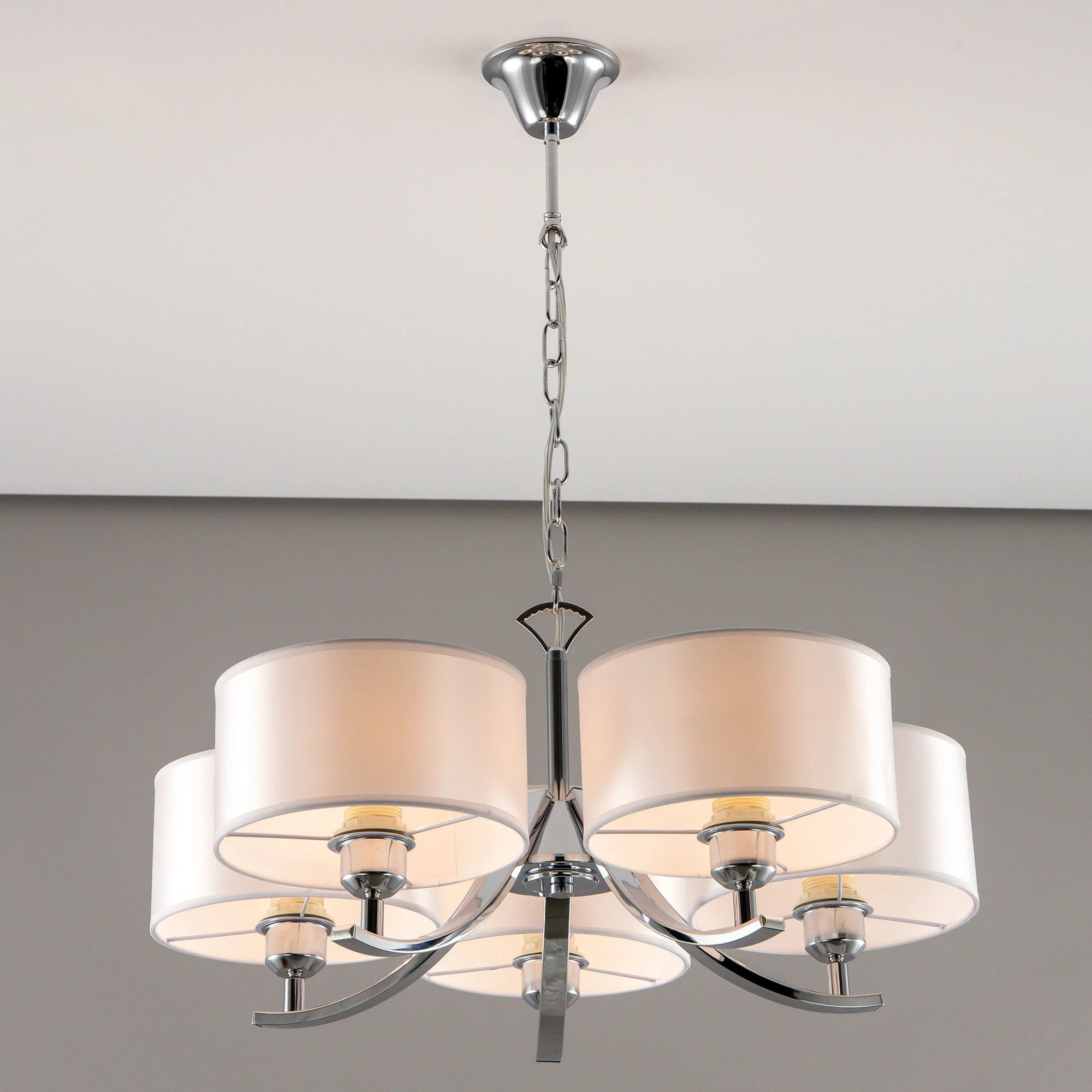 Citilux CL466150 Эвита Хром+Белый Люстра — миниатюра 2