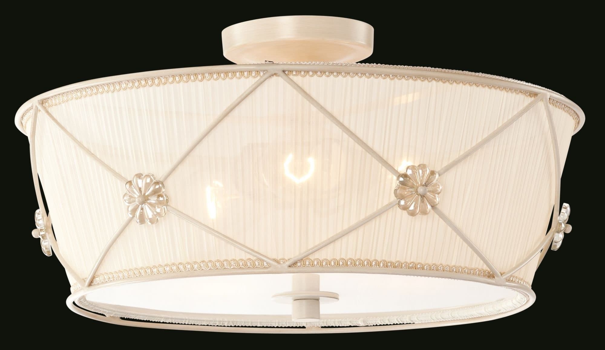 Maytoni Elegant Lea Жемчужный белый Потолочный светильник 3xE27 40W ARM369-03-G — миниатюра 2
