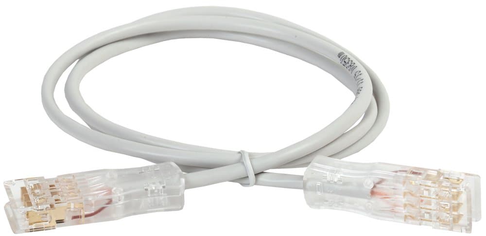 IEK ITK Патч-корд 110-110 2 пары, кат.5Е, 2м, серый PC01-110-2P2M — миниатюра 1