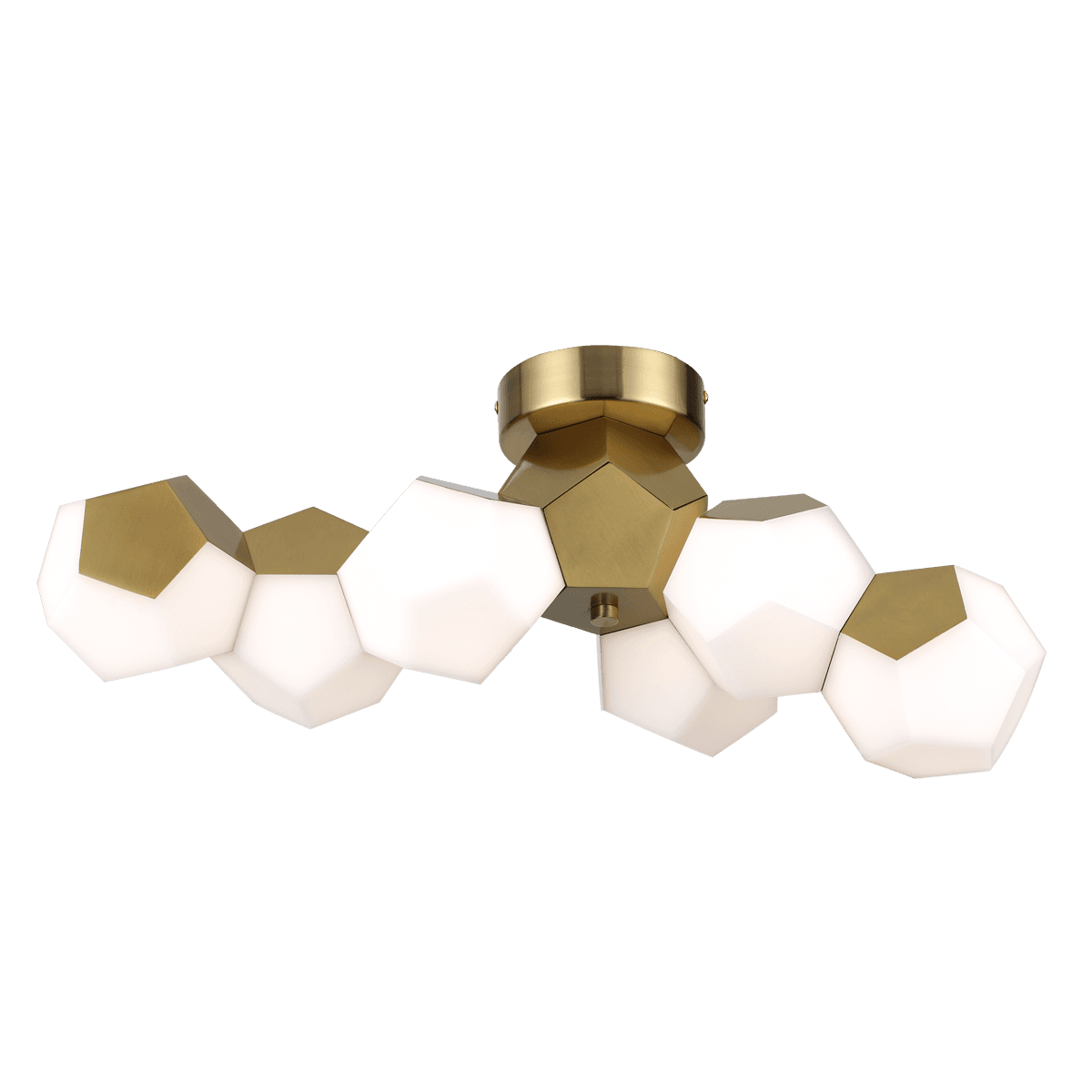 Odeon Light 4305/36CL HIGHTECH ODL22 165 золото Потолочный светильник LED 36W 2160Лм IP20 BINGO — миниатюра 2