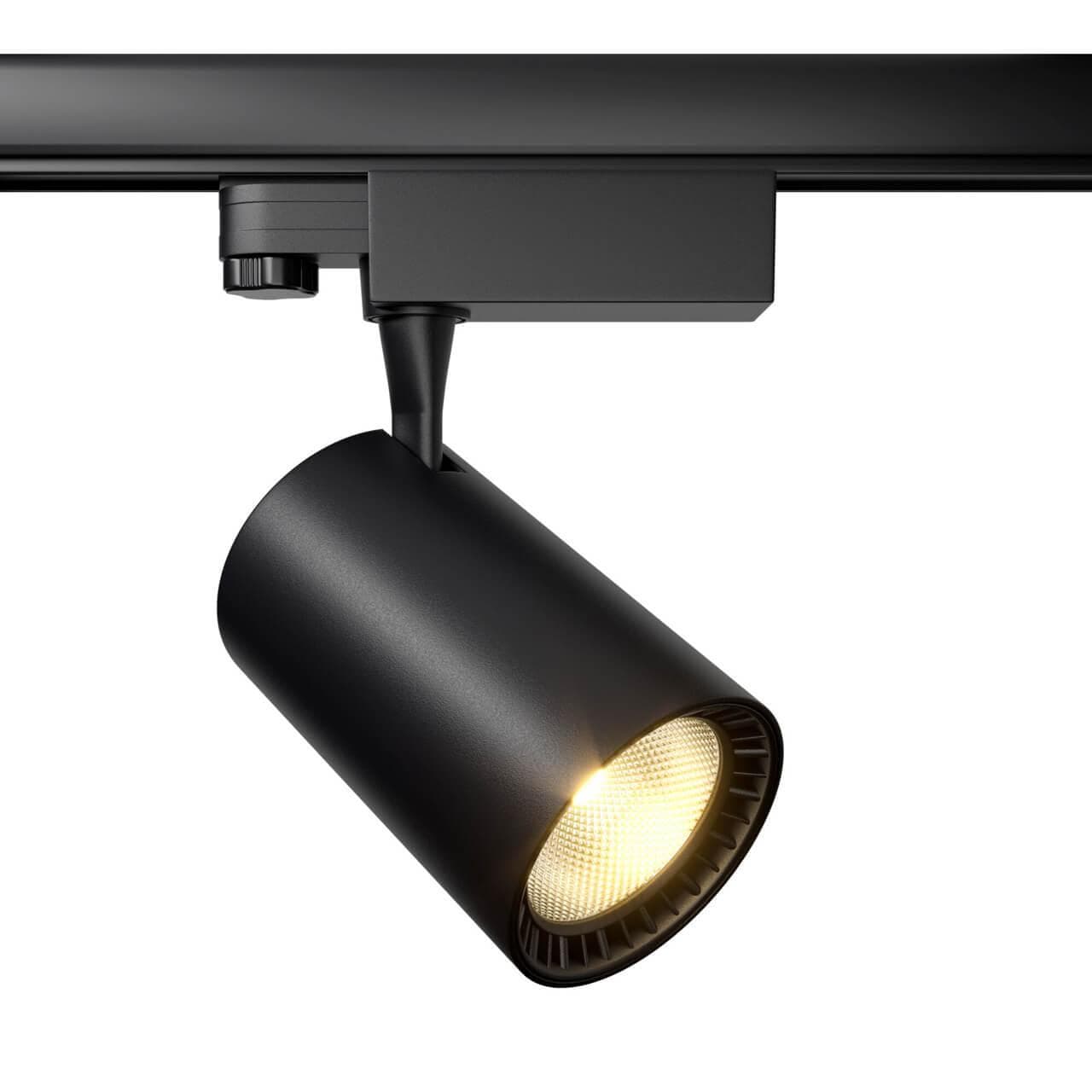 Maytoni 3 phase track system Черный Светильник трековый TR029-3-20W3K-B — миниатюра 1