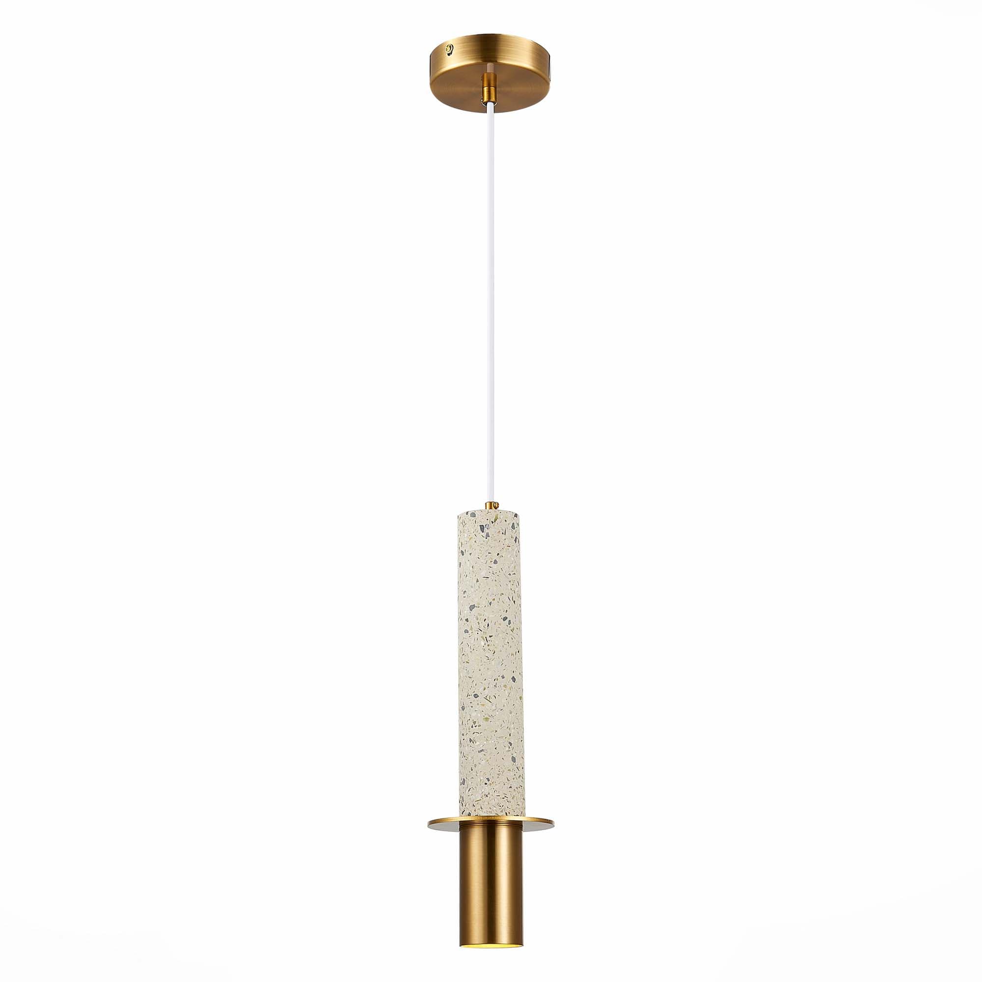ST LUCE SL1211.513.01 Подвес Золотистый/Белый, Золотистый LED 1*5W