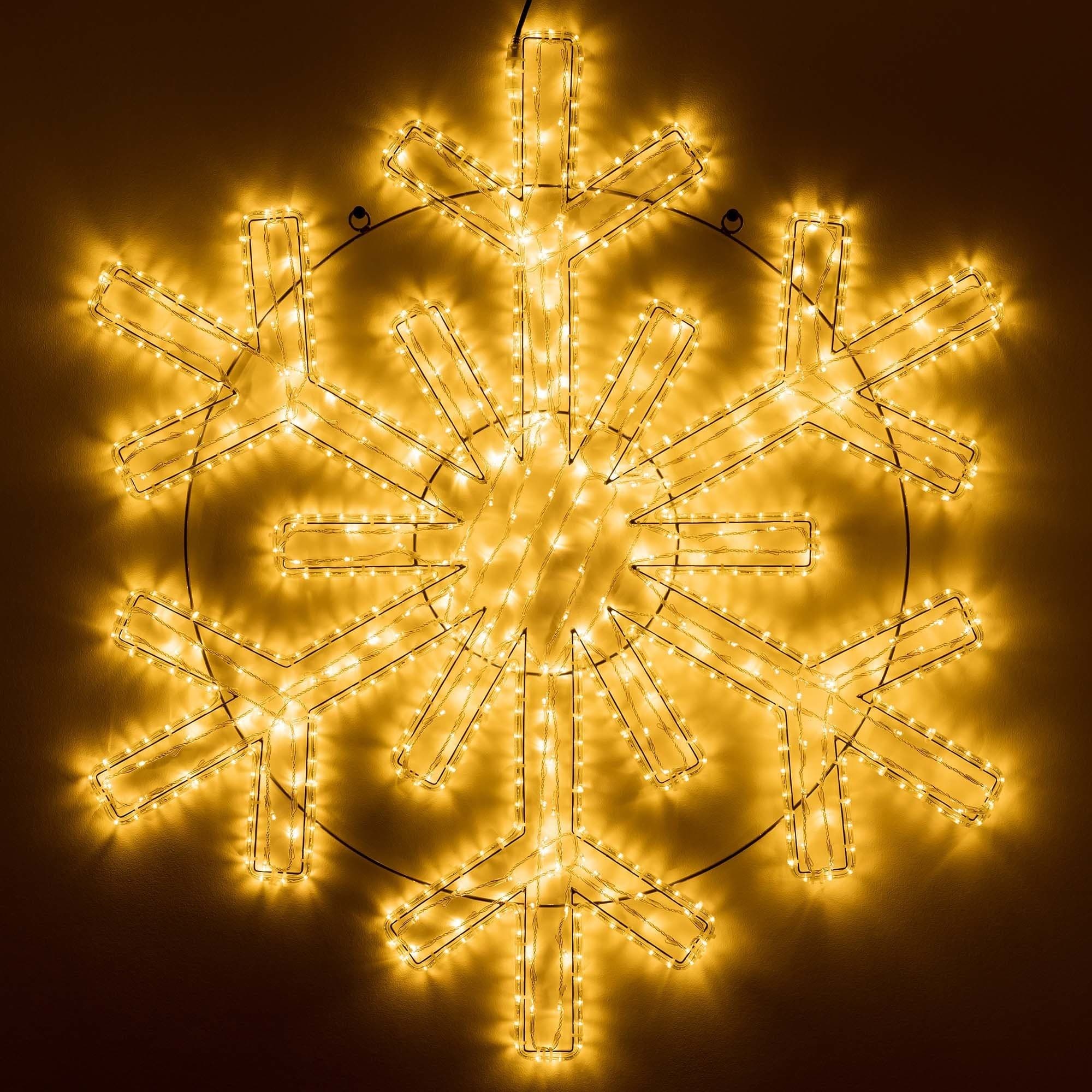 Arlight Фигура ARD-SNOWFLAKE-M11-1250x1200-604LED Warm (230V, 36.5W) (Ardecoled, IP65) 034261 — миниатюра 1
