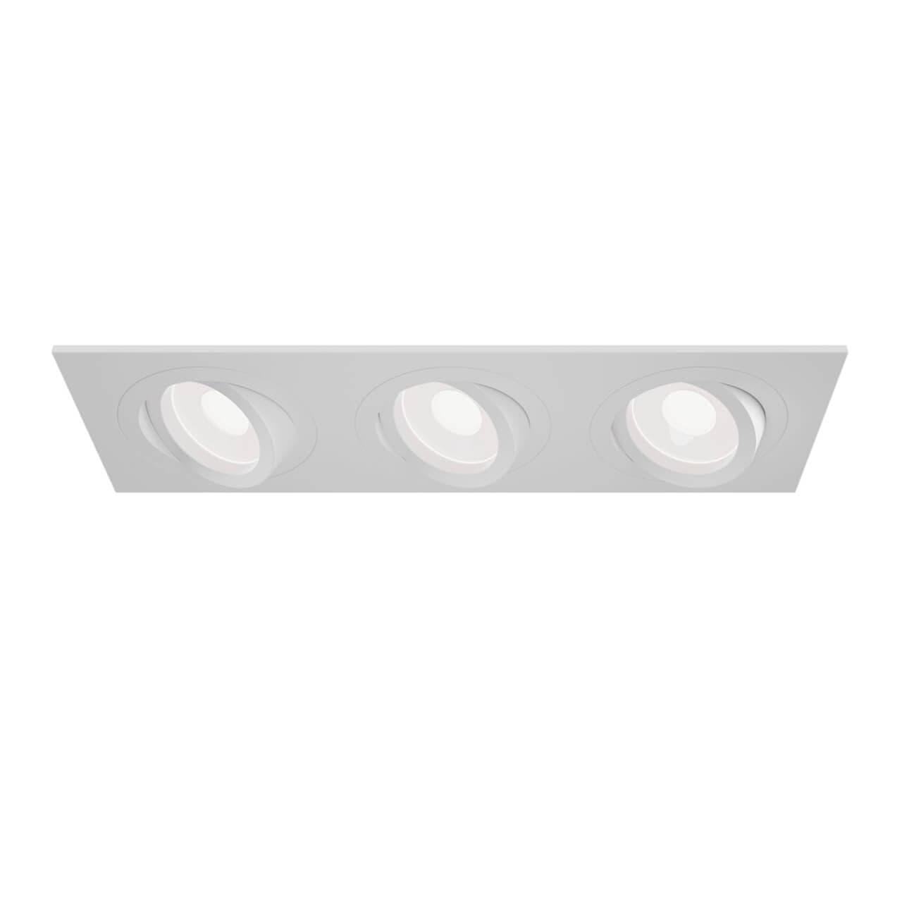 Maytoni Technical Atom Белый Встраиваемый светильник GU10 50W DL024-2-03W
