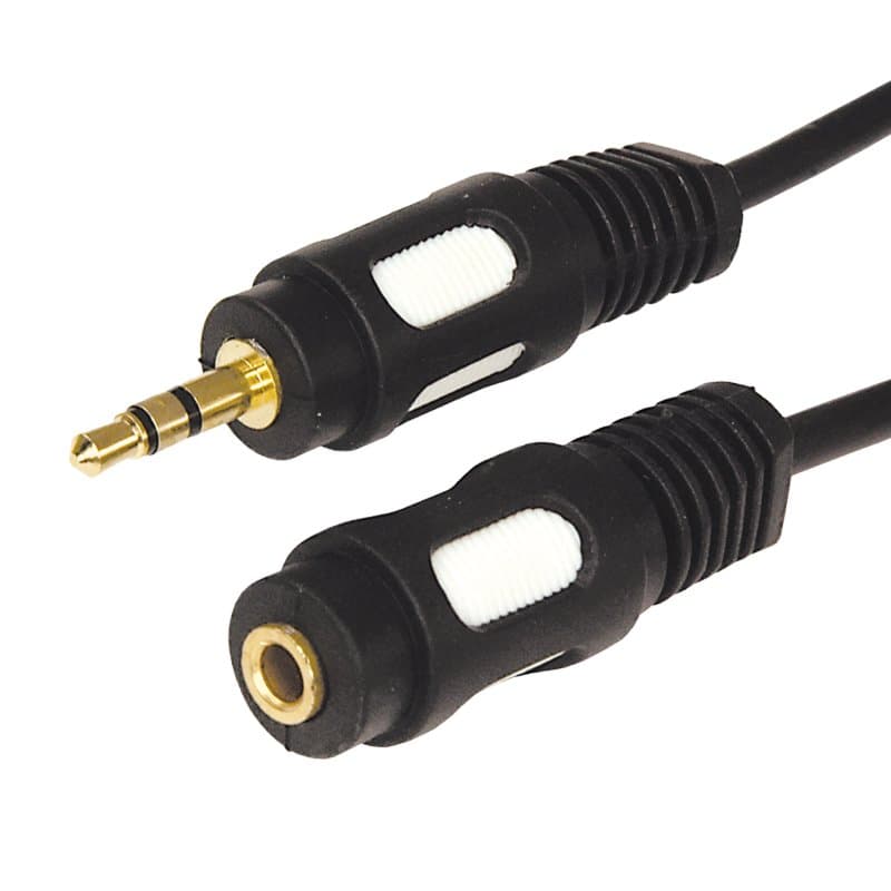 Шнур 3.5 Stereo шт - 3.5 Stereo гн 7М (GOLD) Rexant 17-4017 — миниатюра 1
