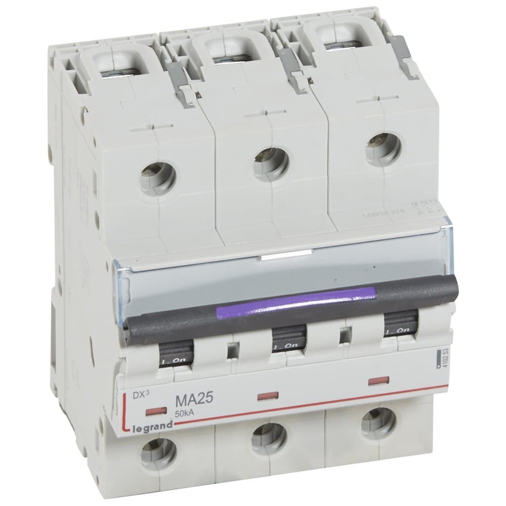 Legrand DX3 Автоматический выключатель 50кА 25А 3P MA 410253