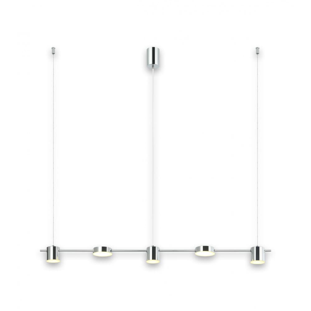 Kink Light 07624-5,02 Люстра Карин хром w120*8,5 h200 Led 3*6W+2*10W (4000K)