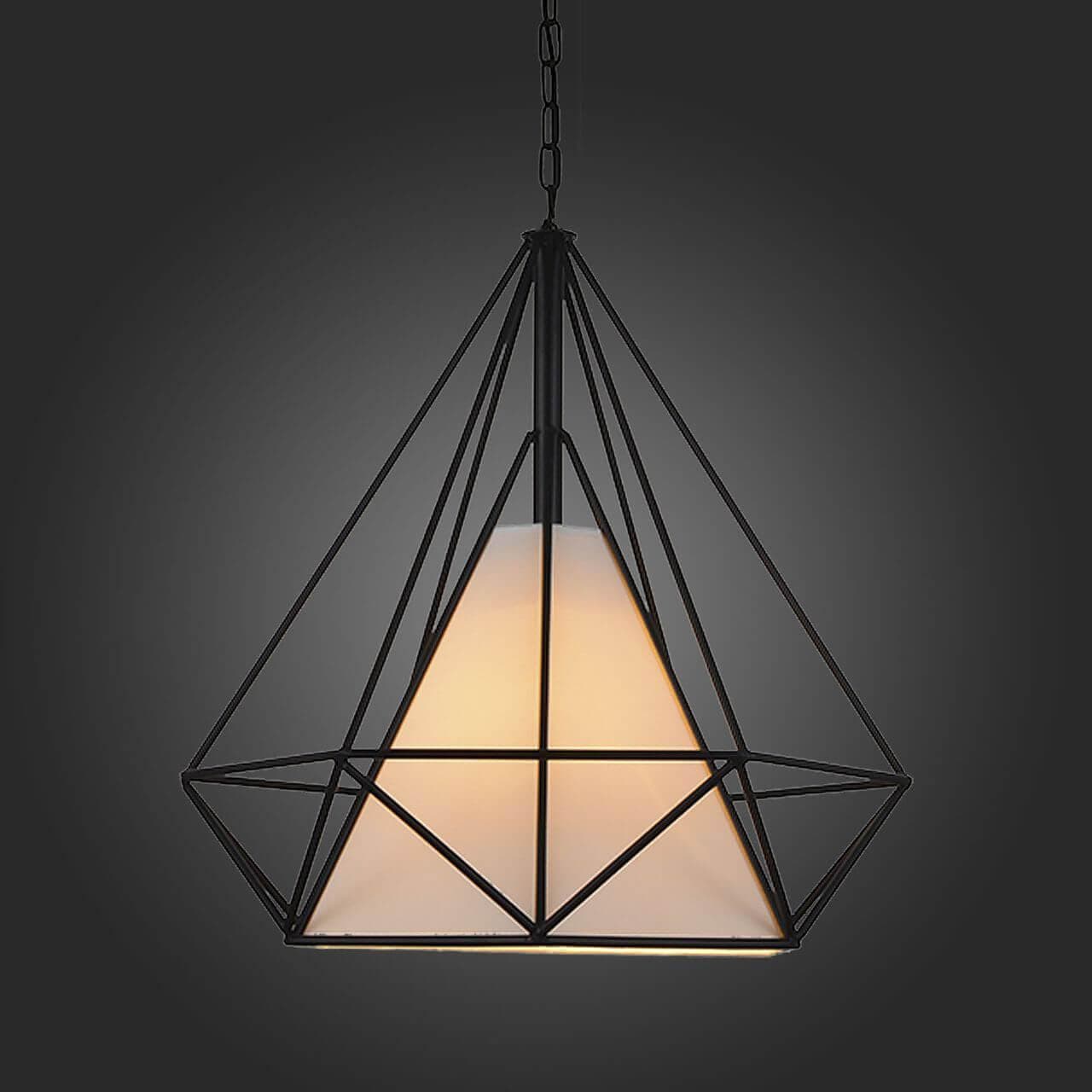 ST LUCE SL233.443.01 Светильник подвесной Черный/Черный, Белый E27 1*60W — миниатюра 3