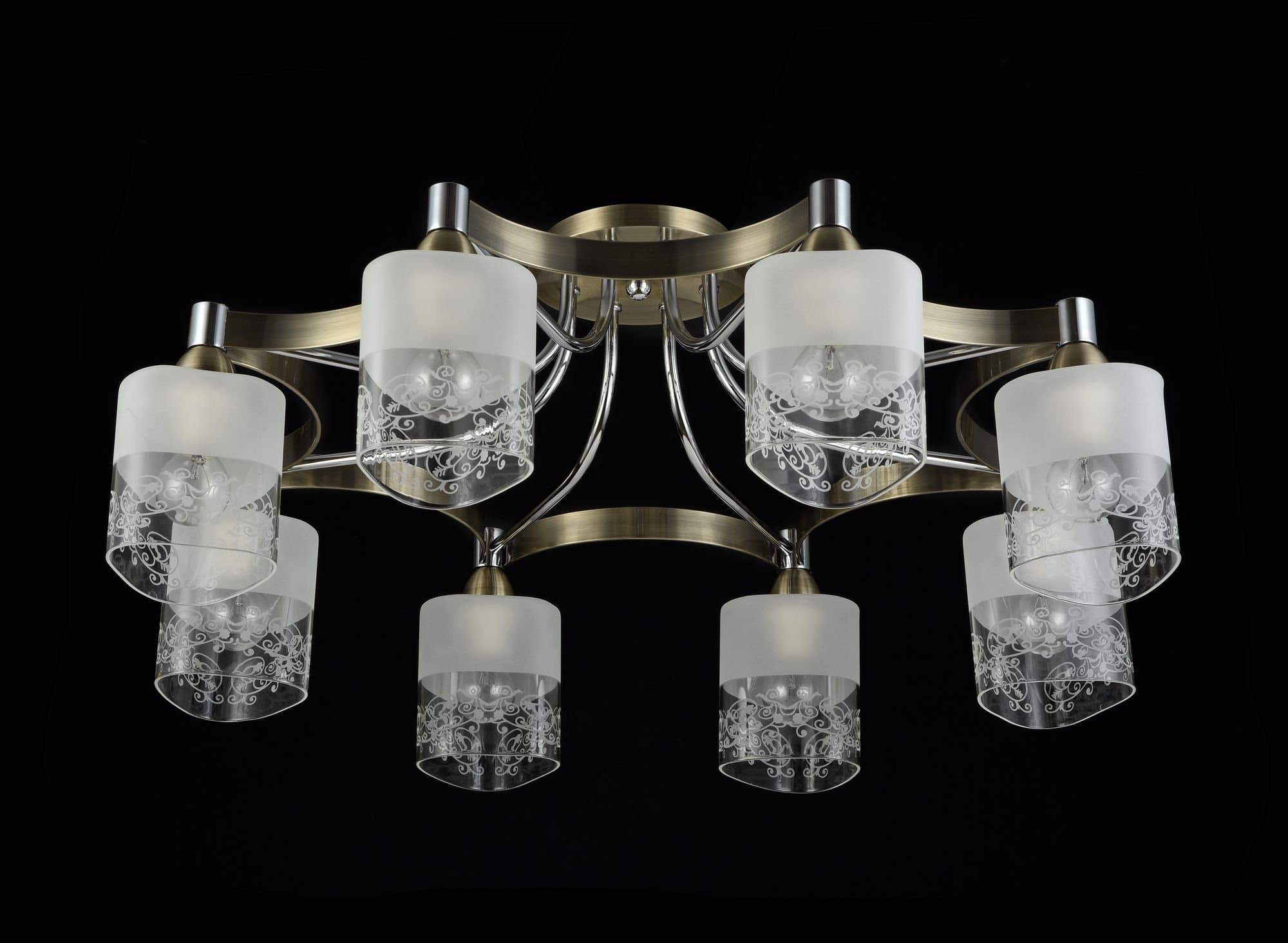 Freya Modern Tasmania Бронза Антик Потолочный светильник E14 40W FR5475CL-08CH — миниатюра 3