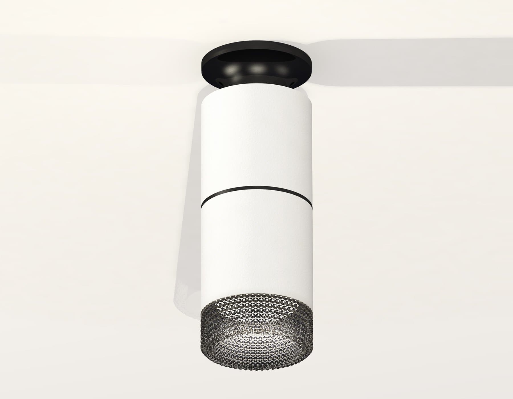 Ambrella Комплект накладного светильника XS6301222 SWH/PBK/BK белый песок/черный полированный/тонированный MR16 GU5.3 (N6902, C6301, A2061, N6151) — миниатюра 2