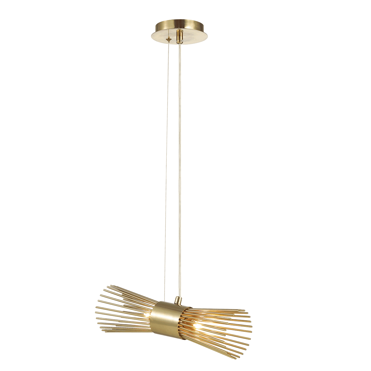 Odeon Light 4638/2 ODL20 421 золотой/металл Люстра G9 2*40W 220V DORTA — миниатюра 2